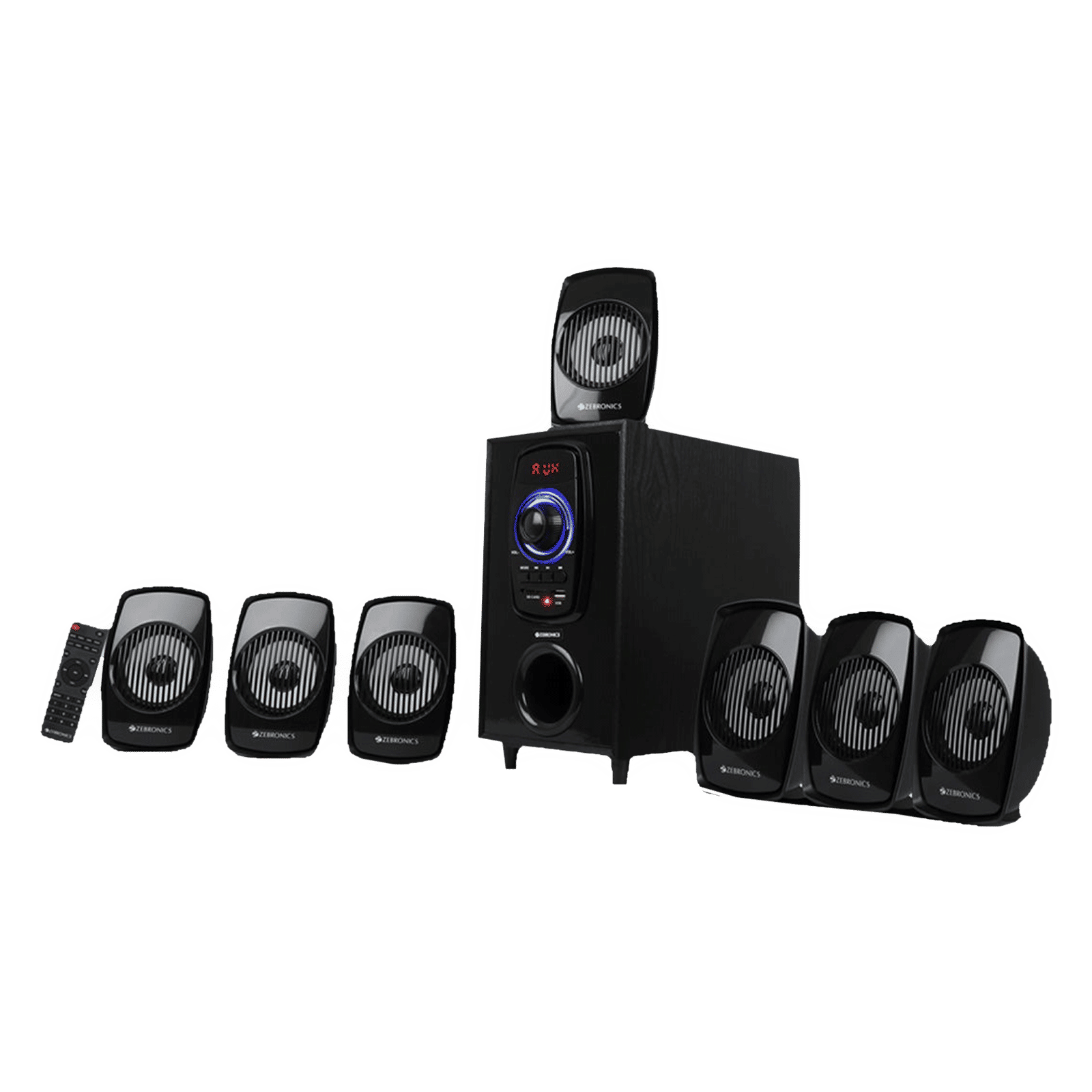 ZEBRONICS Zeb-BT701RUCF 70W Multimedia Speaker (Built-in FM Radio, 7.1 Channel, Black) ZEBRONICS Zeb-BT701RUCF 70W Multimedia Speaker (Built-in FM Radio, 7.1 Channel, Black)_4