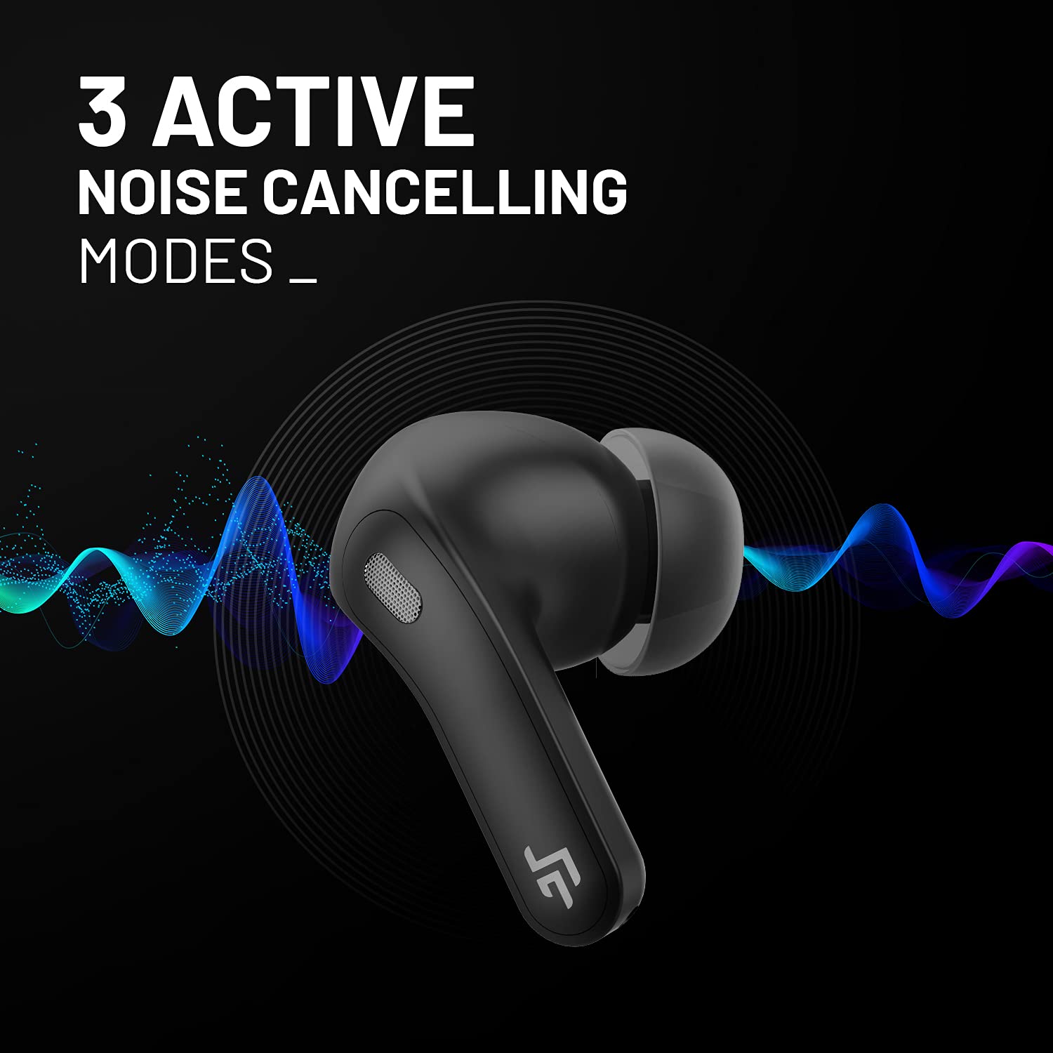 CROSSBEATS Epic TWS Earbuds with Active Noise Cancellation (IPX4 Water Resistant, 36 Hours Playback, Black)_11