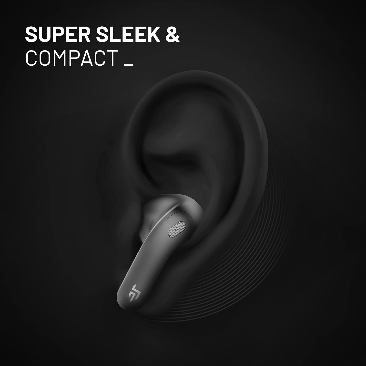 CROSSBEATS Epic TWS Earbuds with Active Noise Cancellation (IPX4 Water Resistant, 36 Hours Playback, Black)_7