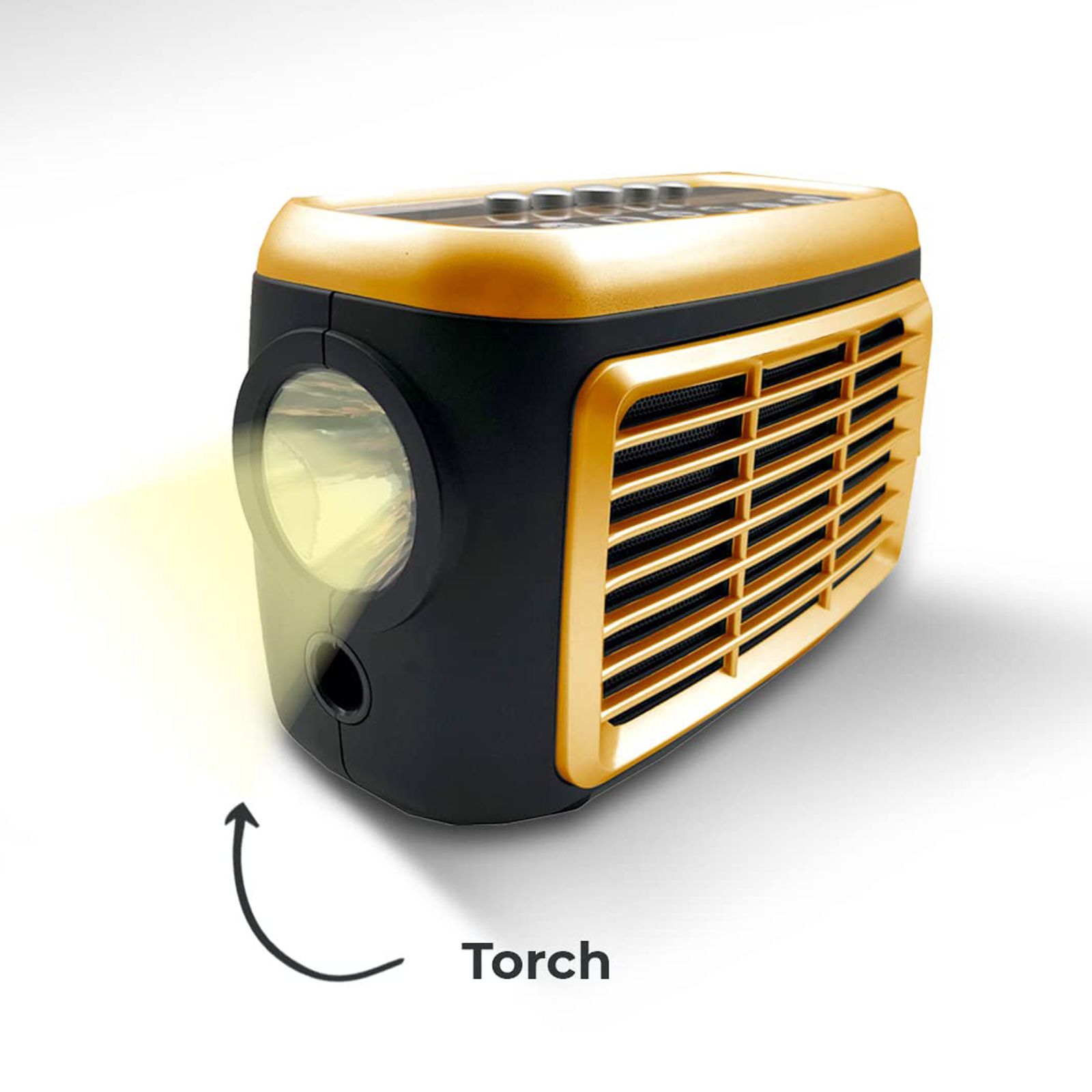 iGear Goldie 5 Watt Portable Bluetooth Speaker (Multimedia Connectivity, iG-1145, Gold Black) iGear Goldie 5 Watt Portable Bluetooth Speaker (Multimedia Connectivity, iG-1145, Gold Black)_4