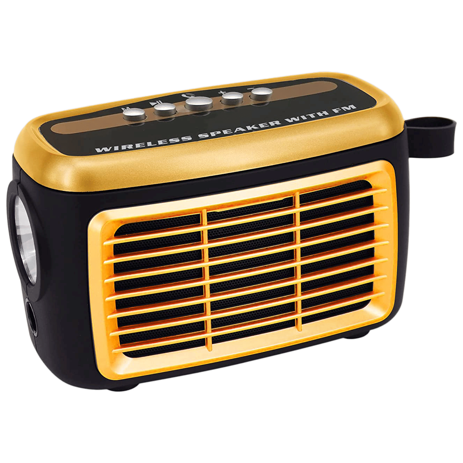 iGear Goldie 5 Watt Portable Bluetooth Speaker (Multimedia Connectivity, iG-1145, Gold Black) iGear Goldie 5 Watt Portable Bluetooth Speaker (Multimedia Connectivity, iG-1145, Gold Black)_1