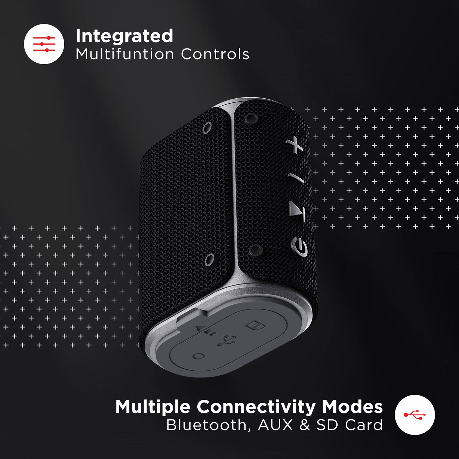 boAt Stone Grenade 5W Portable Bluetooth Speaker (IPX6 Water Resistant, 7 Hours Playtime, 1.0 Channel, Charcoal Black) boAt Stone Grenade 5W Portable Bluetooth Speaker (IPX6 Water Resistant, 7 Hours Playtime, 1.0 Channel, Charcoal Black)_6