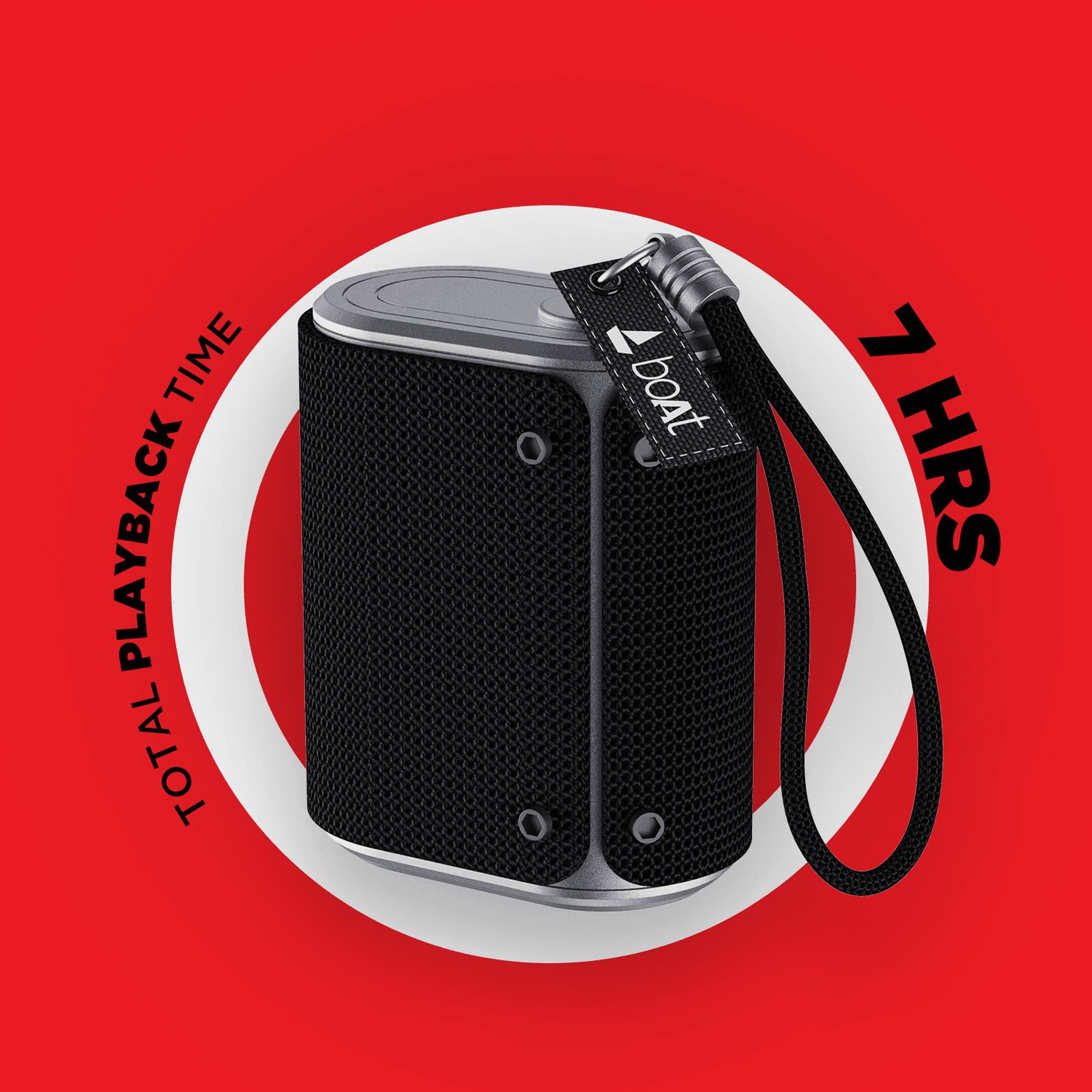 boAt Stone Grenade 5W Portable Bluetooth Speaker (IPX6 Water Resistant, 7 Hours Playtime, 1.0 Channel, Charcoal Black) boAt Stone Grenade 5W Portable Bluetooth Speaker (IPX6 Water Resistant, 7 Hours Playtime, 1.0 Channel, Charcoal Black)_7