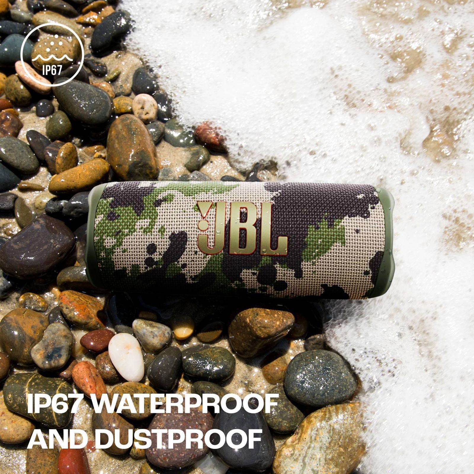 JBL Flip 6 30W Portable Bluetooth Speaker (IP67 Waterproof & Dustproof, Stereo Channel, Squad) JBL Flip 6 30W Portable Bluetooth Speaker (IP67 Waterproof & Dustproof, Stereo Channel, Squad)_13