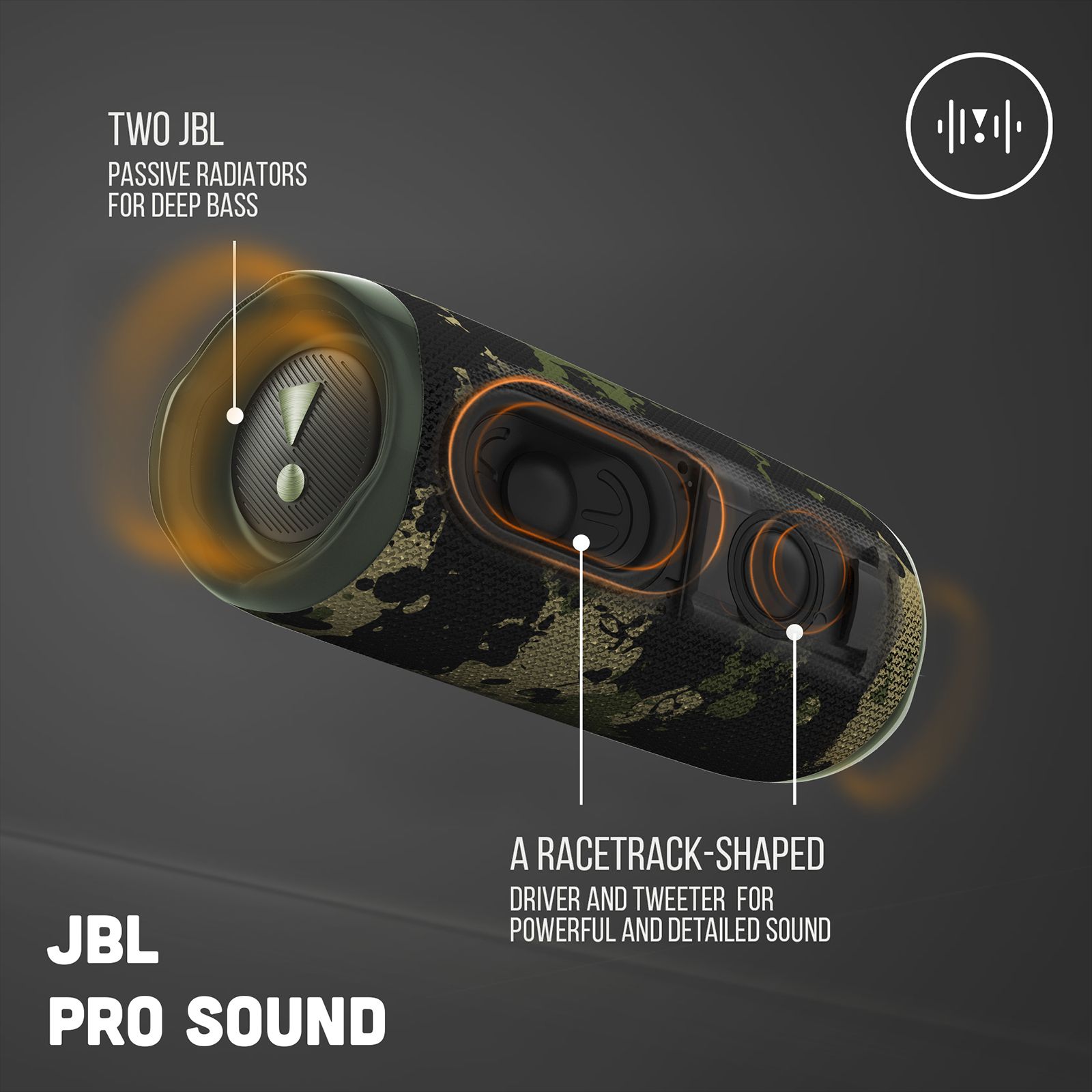 JBL Flip 6 30W Portable Bluetooth Speaker (IP67 Waterproof & Dustproof, Stereo Channel, Squad) JBL Flip 6 30W Portable Bluetooth Speaker (IP67 Waterproof & Dustproof, Stereo Channel, Squad)_15