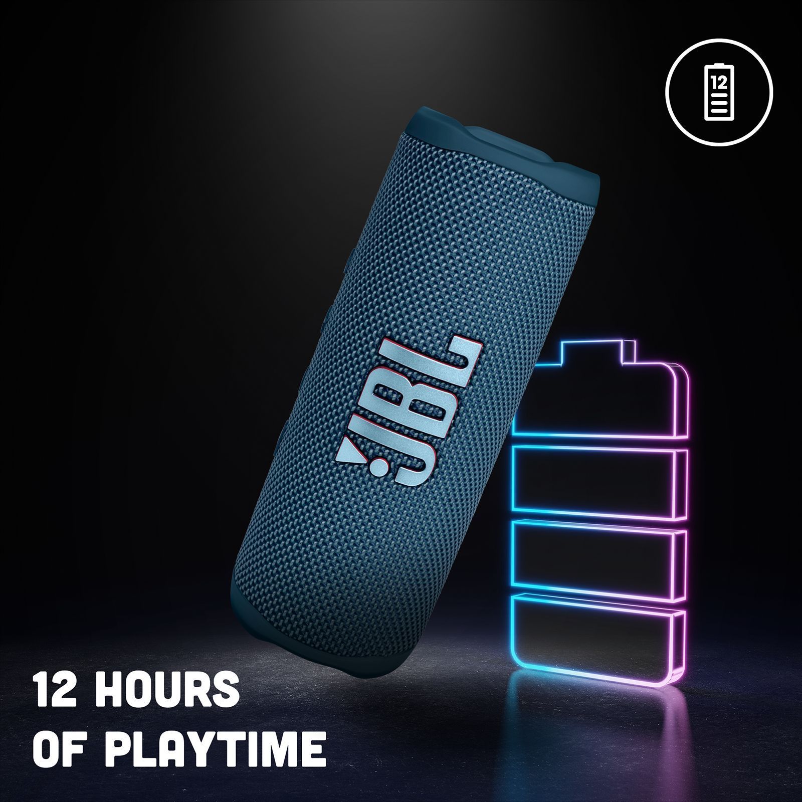JBL Flip 6 20W Portable Bluetooth Speaker (IP67 Waterproof, IP67 Dustproof, Blue) JBL Flip 6 20W Portable Bluetooth Speaker (IP67 Waterproof, IP67 Dustproof, Blue)_13