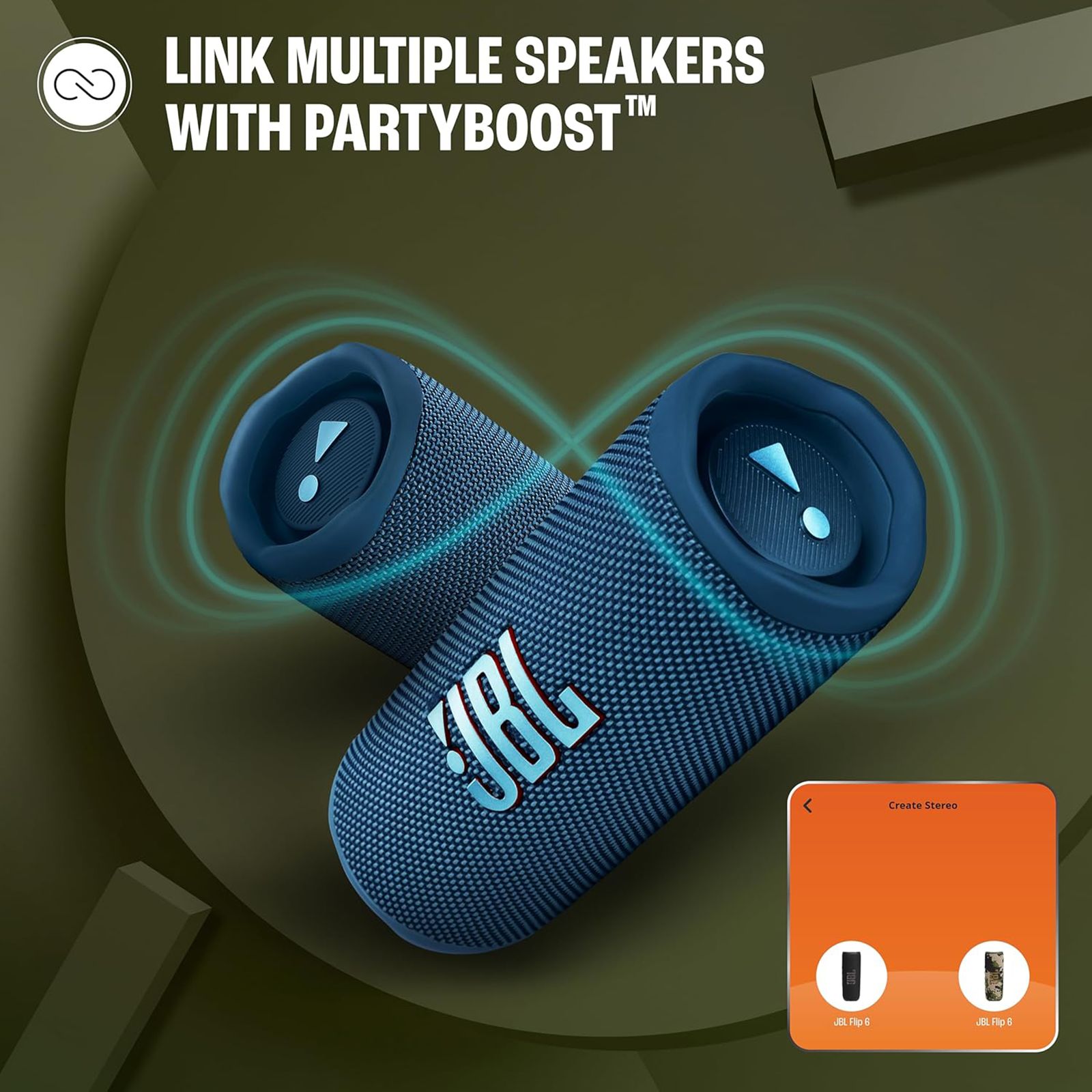 JBL Flip 6 20W Portable Bluetooth Speaker (IP67 Waterproof, IP67 Dustproof, Blue) JBL Flip 6 20W Portable Bluetooth Speaker (IP67 Waterproof, IP67 Dustproof, Blue)_17