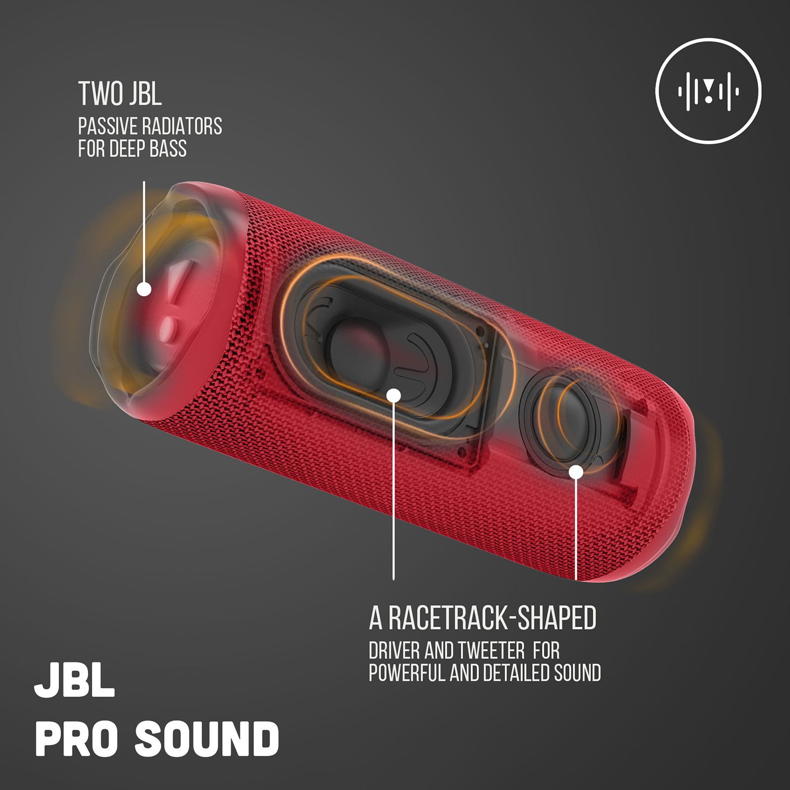 JBL Flip 6 20W Portable Bluetooth Speaker (IP67 Waterproof, IP67 Dustproof, Red) JBL Flip 6 20W Portable Bluetooth Speaker (IP67 Waterproof, IP67 Dustproof, Red)_10