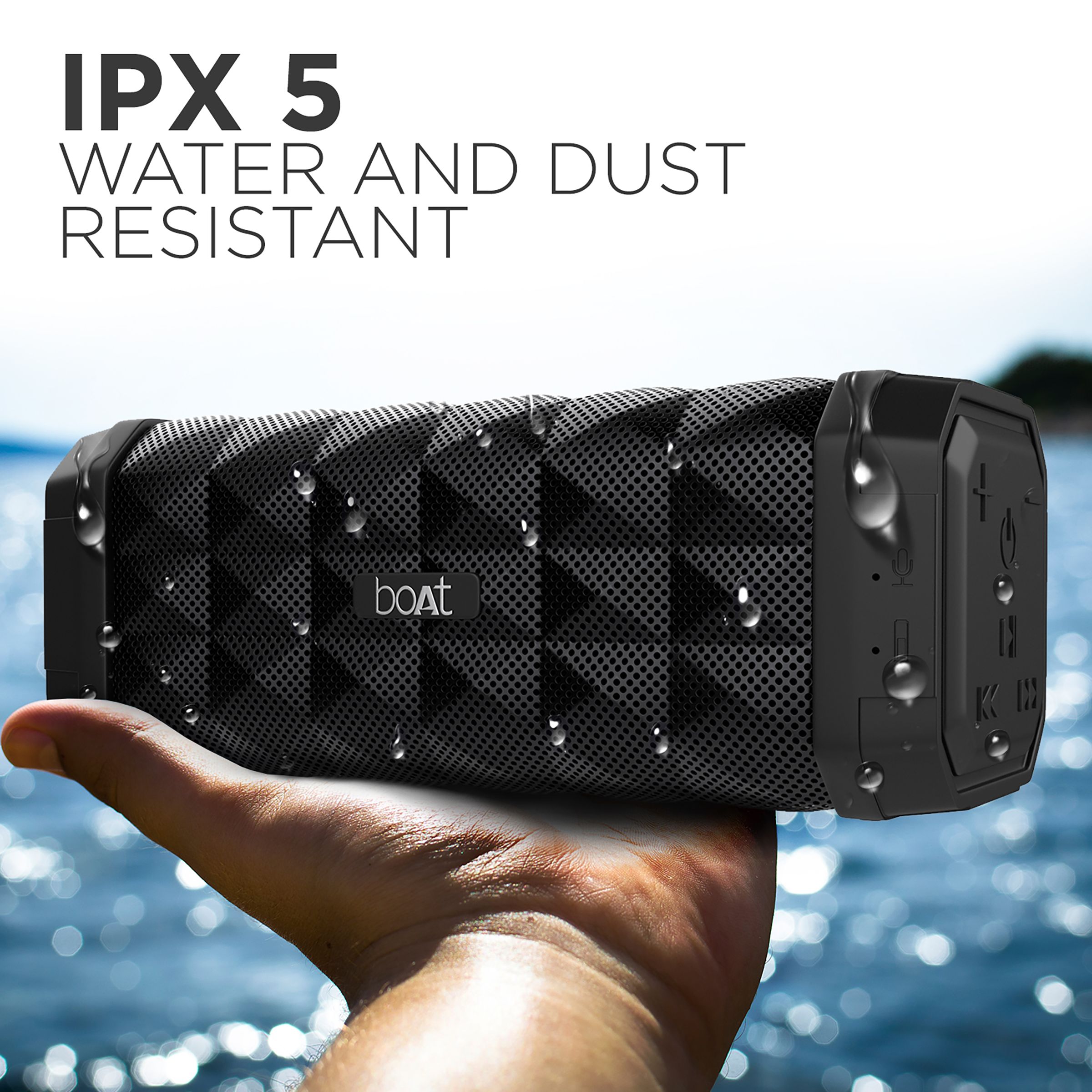 boAt Stone 650 10W Portable Bluetooth Speaker (IPX5 Water Resistant, 7 Hours Playtime, Stereo Channel, Black)_6