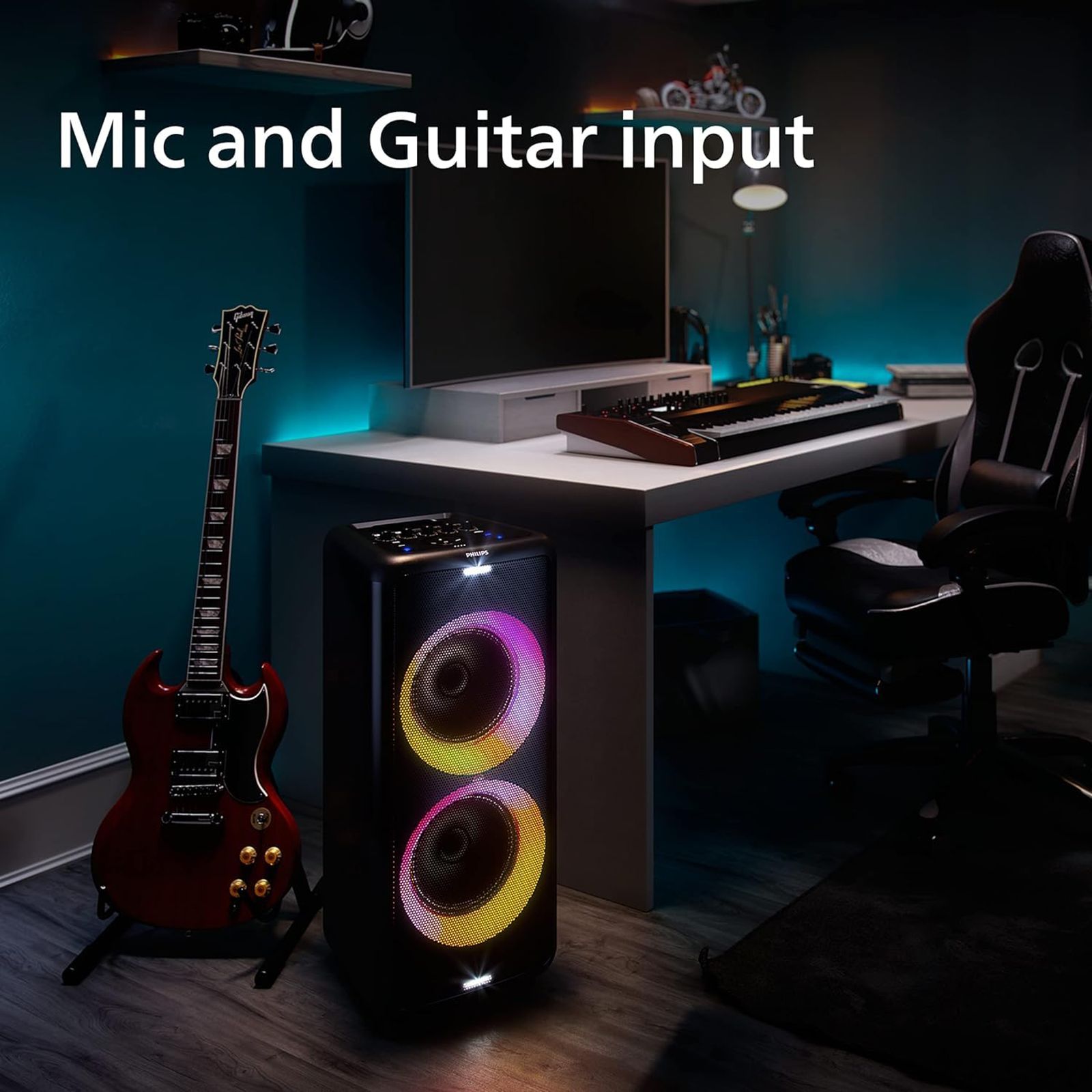 PHILIPS 160W Bluetooth Party Speaker (14 Hours Play Time, 2.0 Channel, Black) PHILIPS 160W Bluetooth Party Speaker (14 Hours Play Time, 2.0 Channel, Black)_9