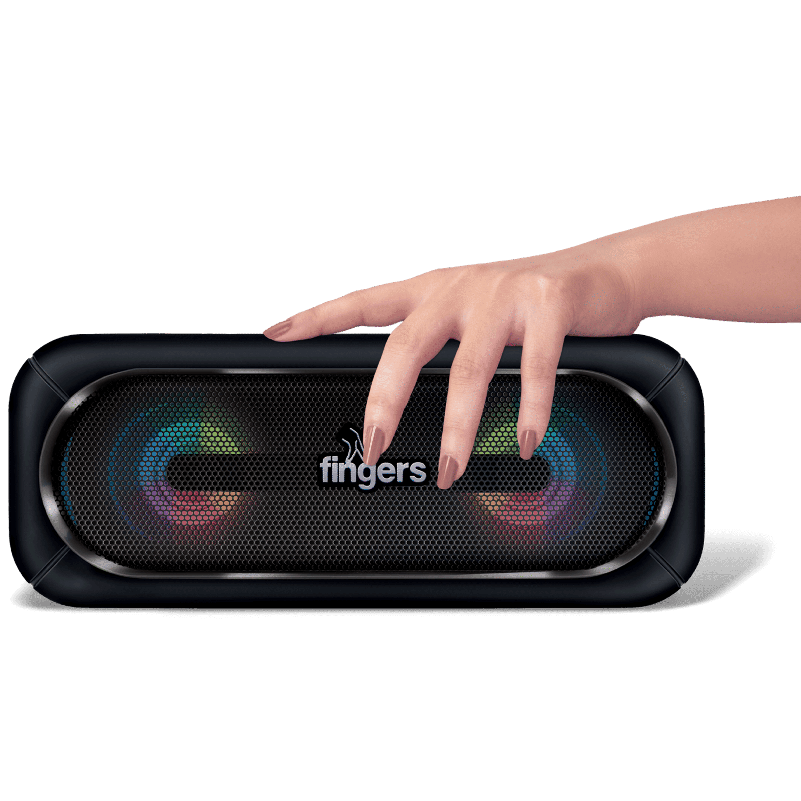 fingers SuperLit 10W Portable Bluetooth Speaker (9 Hours Playtime, 2.0 Channel, Rich Black)_7