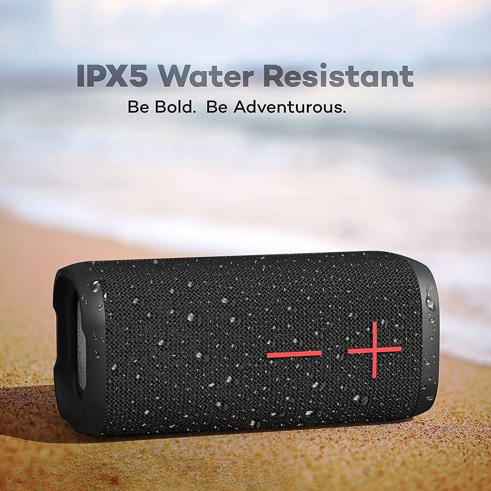 GOBOULT BassBox Verve 10W Portable Bluetooth Speaker (IPX5 Water Resistant, Premium Haptics, Mono Channel, Black) GOBOULT BassBox Verve 10W Portable Bluetooth Speaker (IPX5 Water Resistant, Premium Haptics, Mono Channel, Black)_8