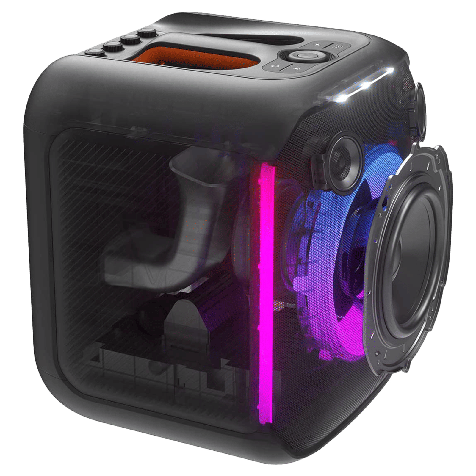 JBL PartyBox Encore Essential 100W Bluetooth Party Speaker (IPX4 Splashproof, 2.1 Channel, Black)_11