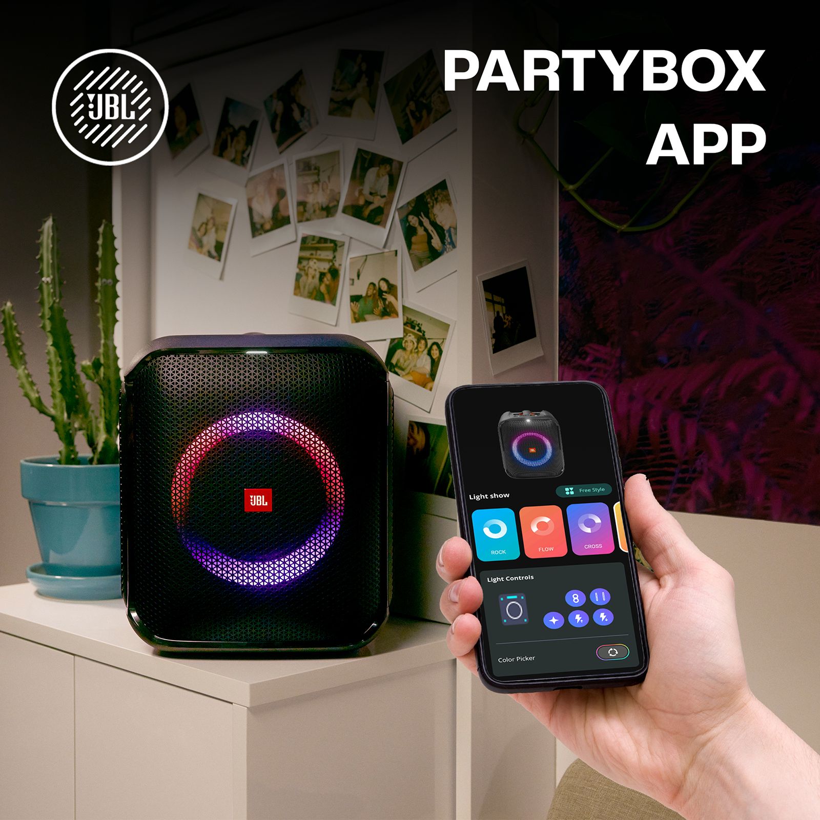 JBL PartyBox Encore Essential 100W Bluetooth Party Speaker (IPX4 Splashproof, 2.1 Channel, Black)_13