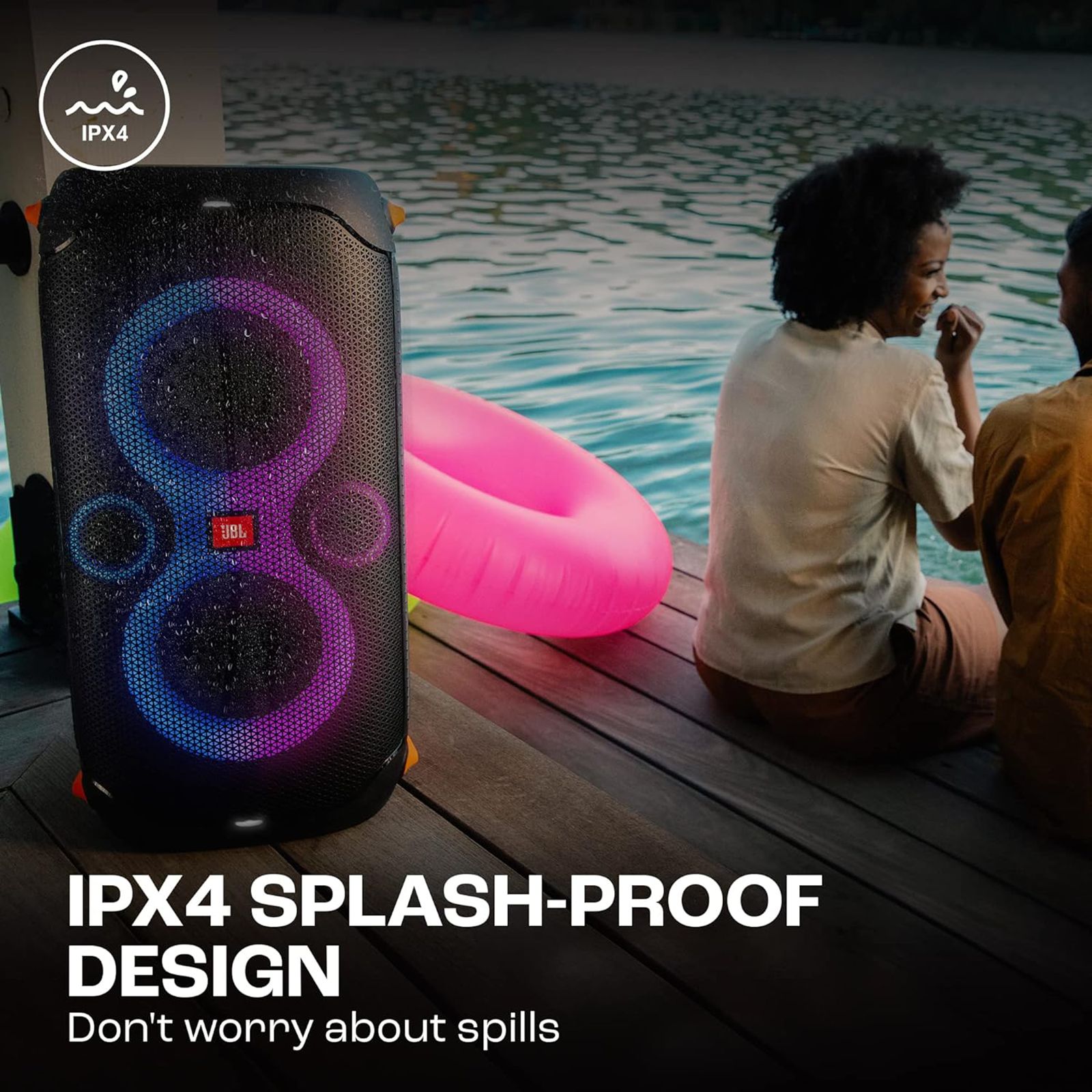 JBL PartyBox 110 160W Bluetooth Party Speaker (Waterproof, 2.1 Channel, Black) JBL PartyBox 110 160W Bluetooth Party Speaker (Waterproof, 2.1 Channel, Black)_13