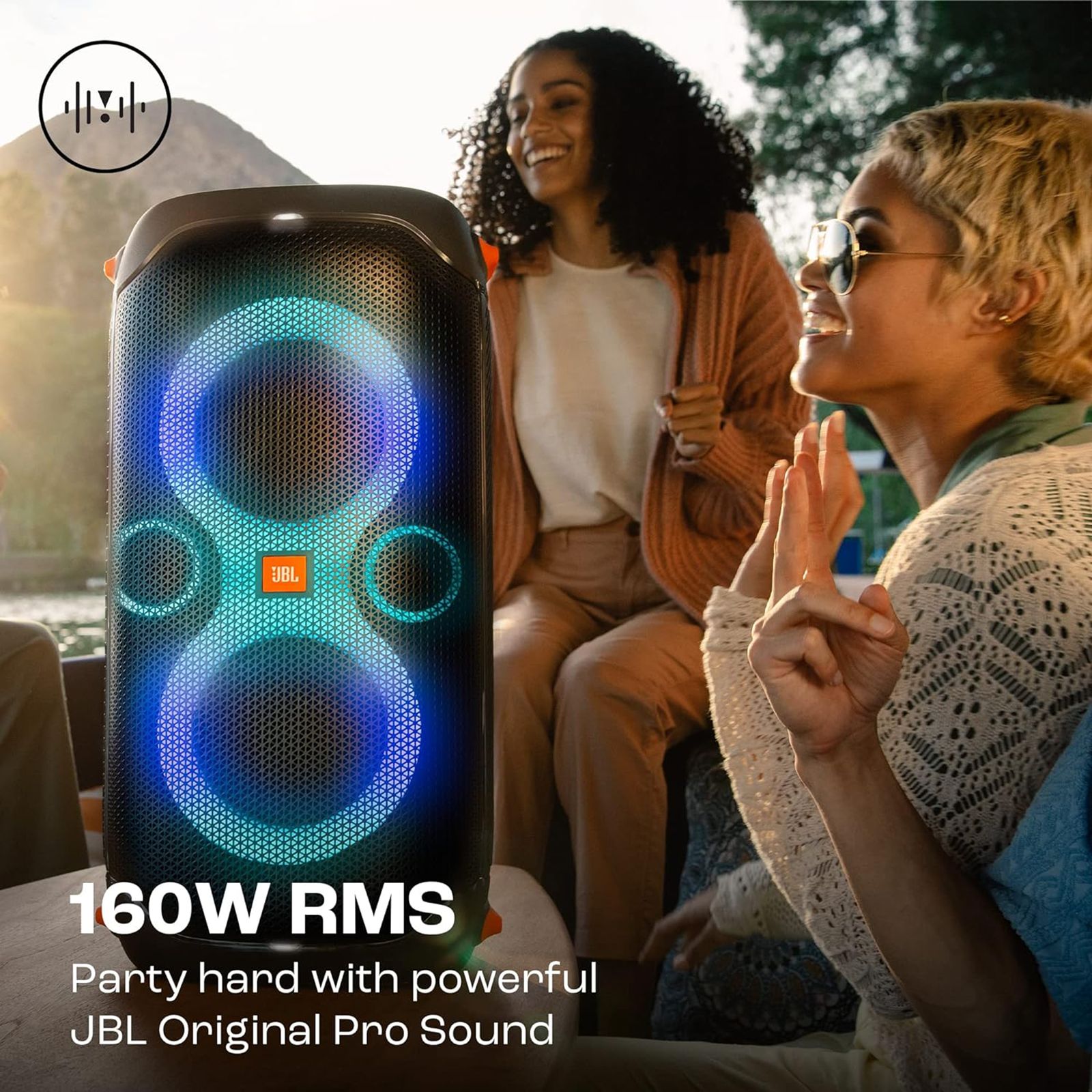 JBL PartyBox 110 160W Bluetooth Party Speaker (Waterproof, 2.1 Channel, Black) JBL PartyBox 110 160W Bluetooth Party Speaker (Waterproof, 2.1 Channel, Black)_14