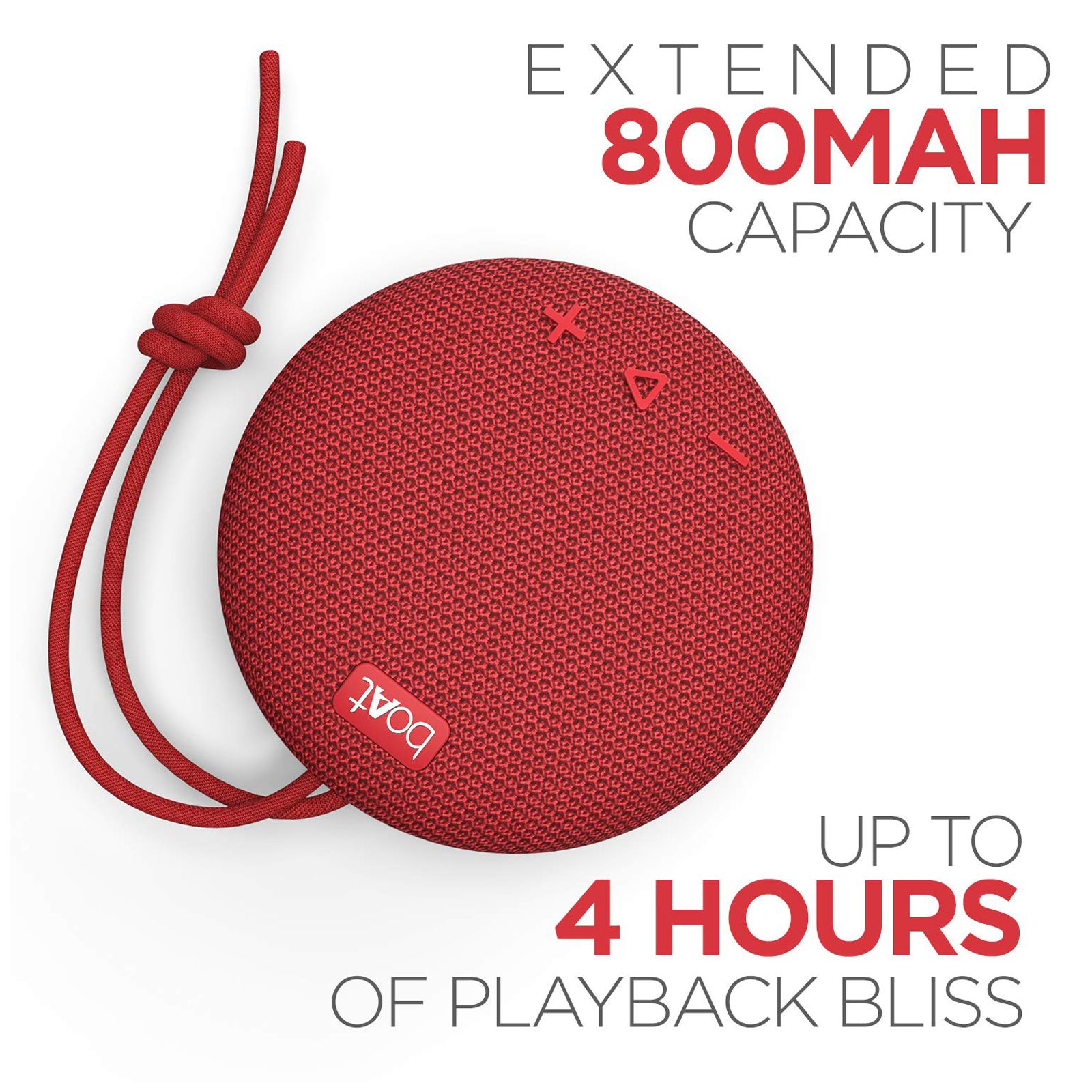 boAt Stone 190 5W Portable Bluetooth Speaker (IPX7 Water Resistant, 4 Hours Playtime, 5.1 Channel, Red)_7