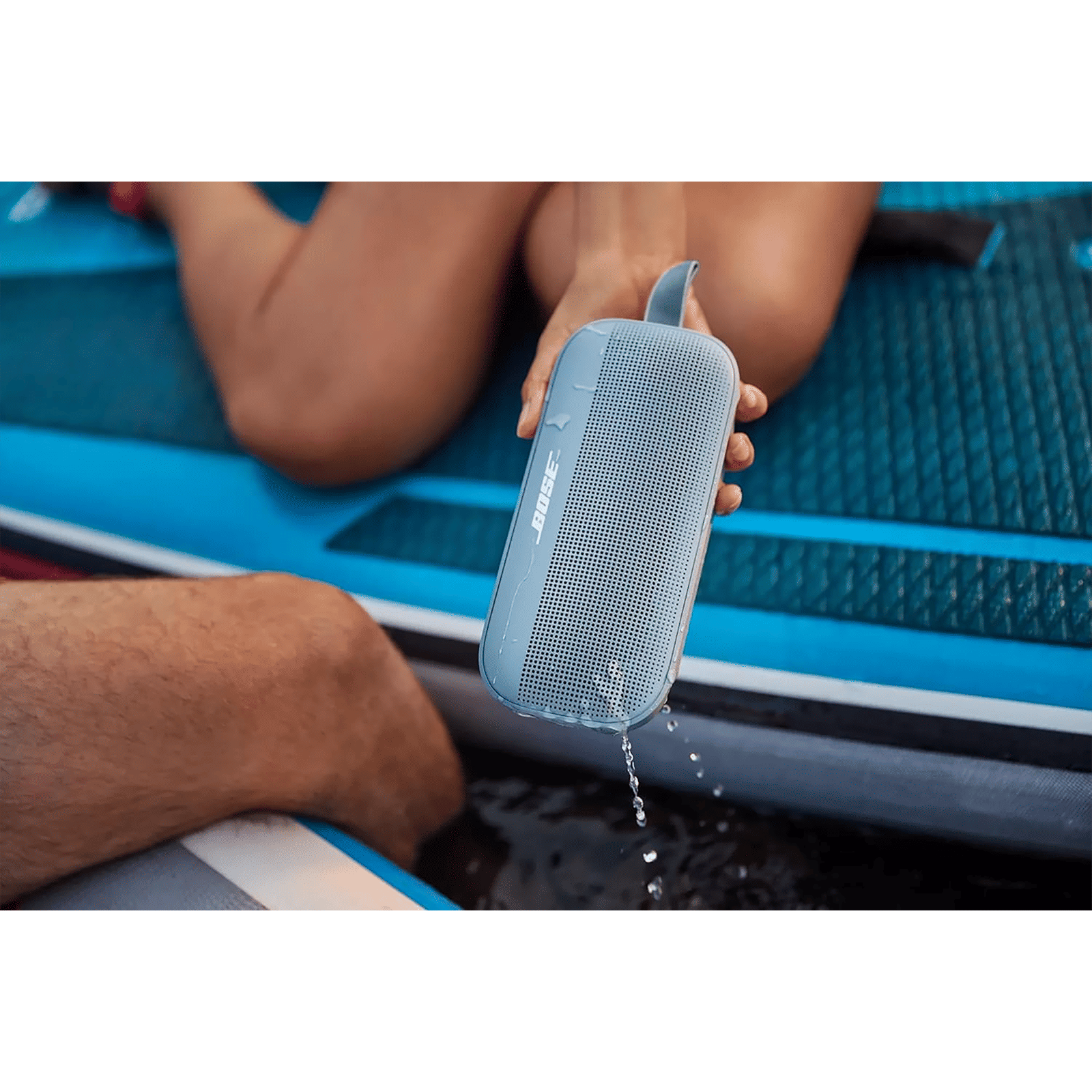 BOSE SoundLink Flex Portable Bluetooth Speaker (IPX67 Water Resistant, Rich Sound, Stereo Channel, Stone Blue) BOSE SoundLink Flex Portable Bluetooth Speaker (IPX67 Water Resistant, Rich Sound, Stereo Channel, Stone Blue)_10