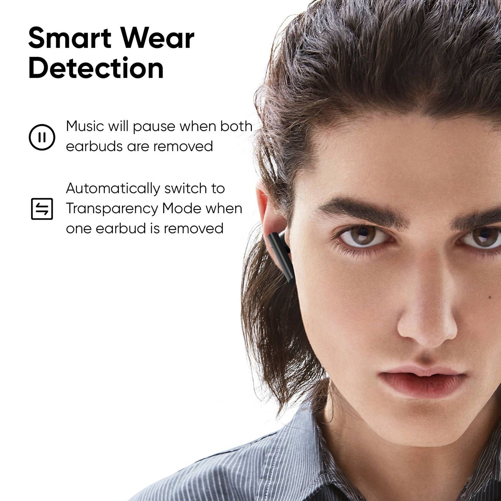 DIZO by realme TechLife GoPods DA2001 TWS Earbuds with Active Noise Cancellation (IPX5 Water Resistant, 25 Hours Playback, Smoky Grey)_6