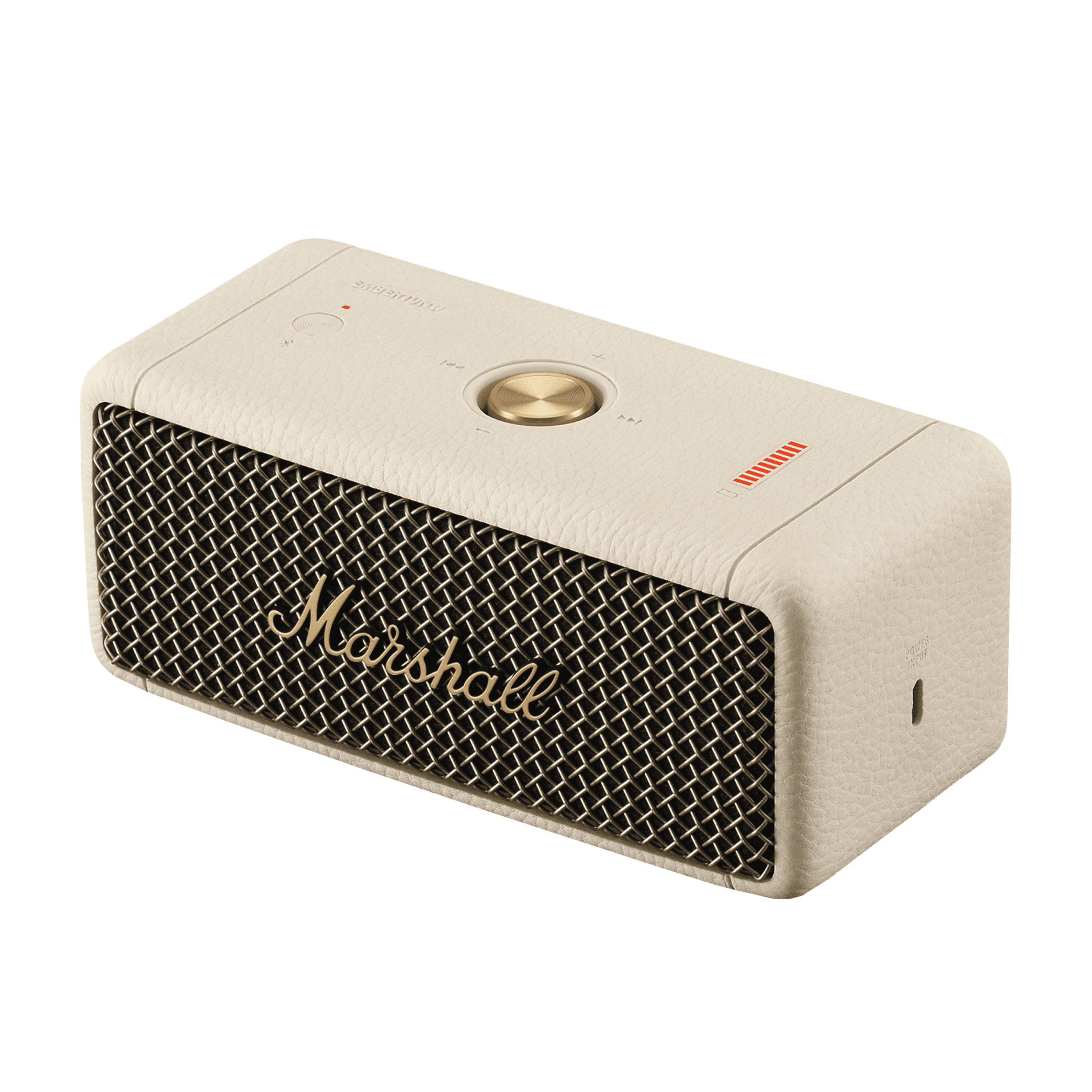 Marshall Emberton II 20W Portable Bluetooth Speaker (IP67 Water Resistant, IP67 Dust Resistant, Stereo Channel, Brass Cream) Marshall Emberton II 20W Portable Bluetooth Speaker (IP67 Water Resistant, IP67 Dust Resistant, Stereo Channel, Brass Cream)_3