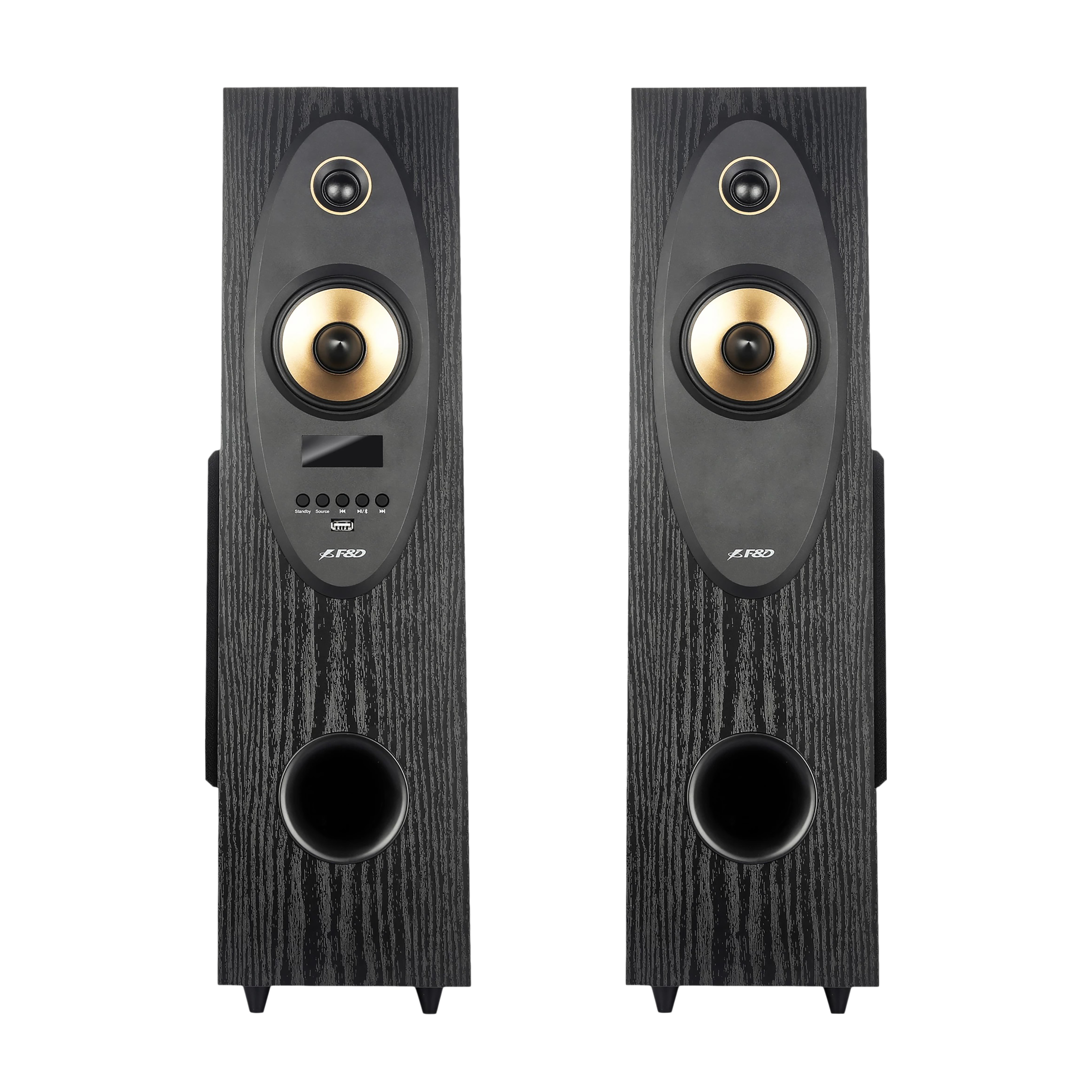 F&D 80W Bluetooth Party Speaker (Surround Sound, 2.0 Channel, Black) F&D 80W Bluetooth Party Speaker (Surround Sound, 2.0 Channel, Black)_1