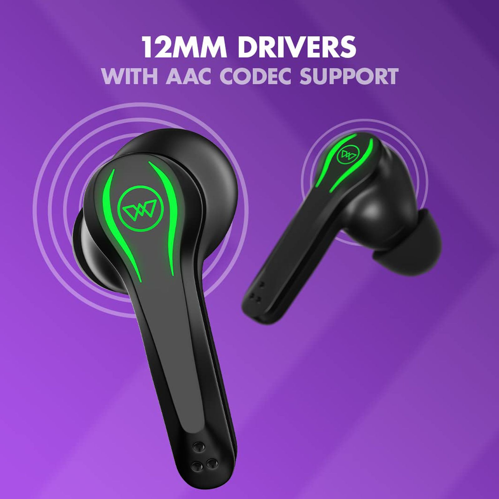 WINGS Phantom TWS Earbuds with Passive Noise Cancellation (IPX5 Sweat & Water Resistant, 30 Hours Playback, Black)_13