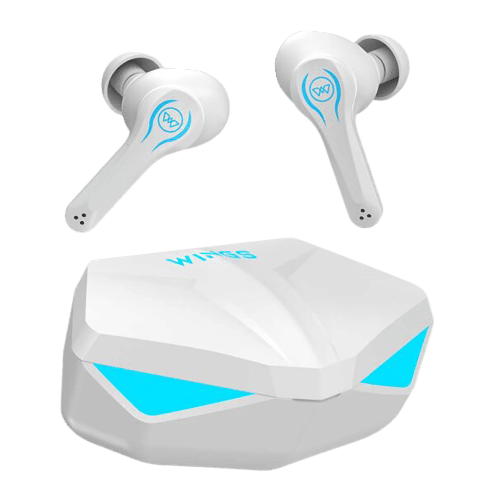 WINGS Phantom TWS Earbuds with Passive Noise Cancellation (IPX5 Sweat & Water Resistant, 30 Hours Playback, White) WINGS Phantom TWS Earbuds with Passive Noise Cancellation (IPX5 Sweat & Water Resistant, 30 Hours Playback, White)_8