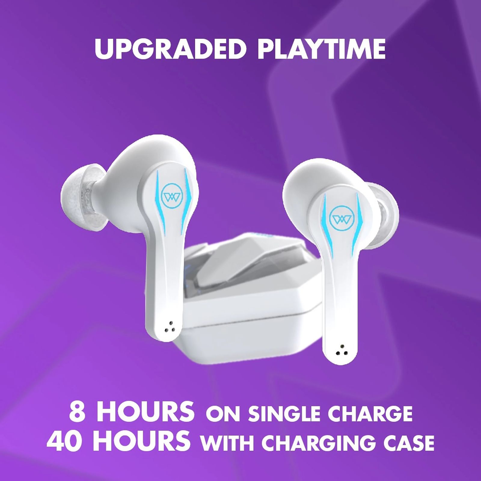 WINGS Phantom Pro TWS Earbuds with Active Noise Cancellation (IPX5 Water Resistant, 40 Hours Playtime, White) WINGS Phantom Pro TWS Earbuds with Active Noise Cancellation (IPX5 Water Resistant, 40 Hours Playtime, White)_8