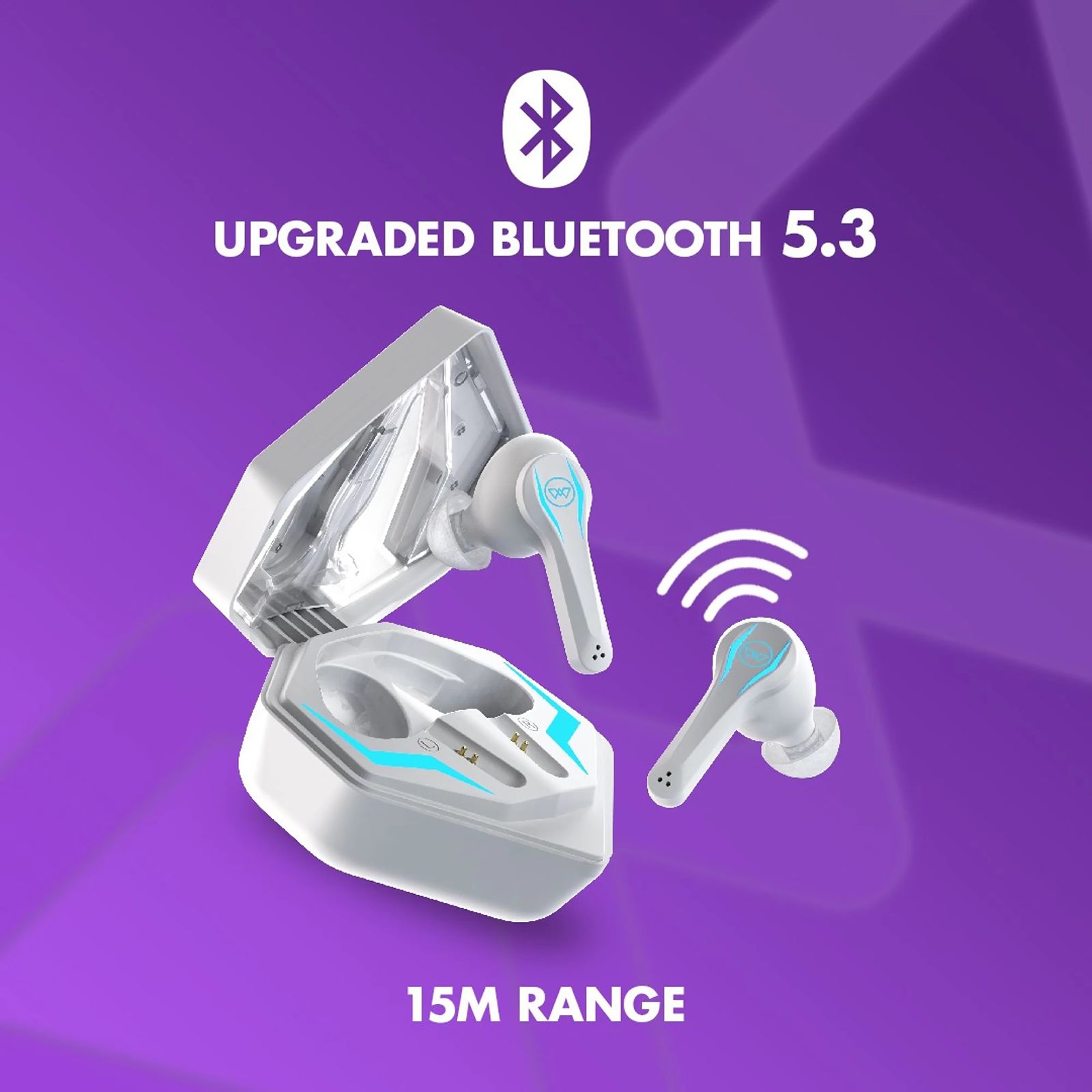 WINGS Phantom Pro TWS Earbuds with Active Noise Cancellation (IPX5 Water Resistant, 40 Hours Playtime, White) WINGS Phantom Pro TWS Earbuds with Active Noise Cancellation (IPX5 Water Resistant, 40 Hours Playtime, White)_6