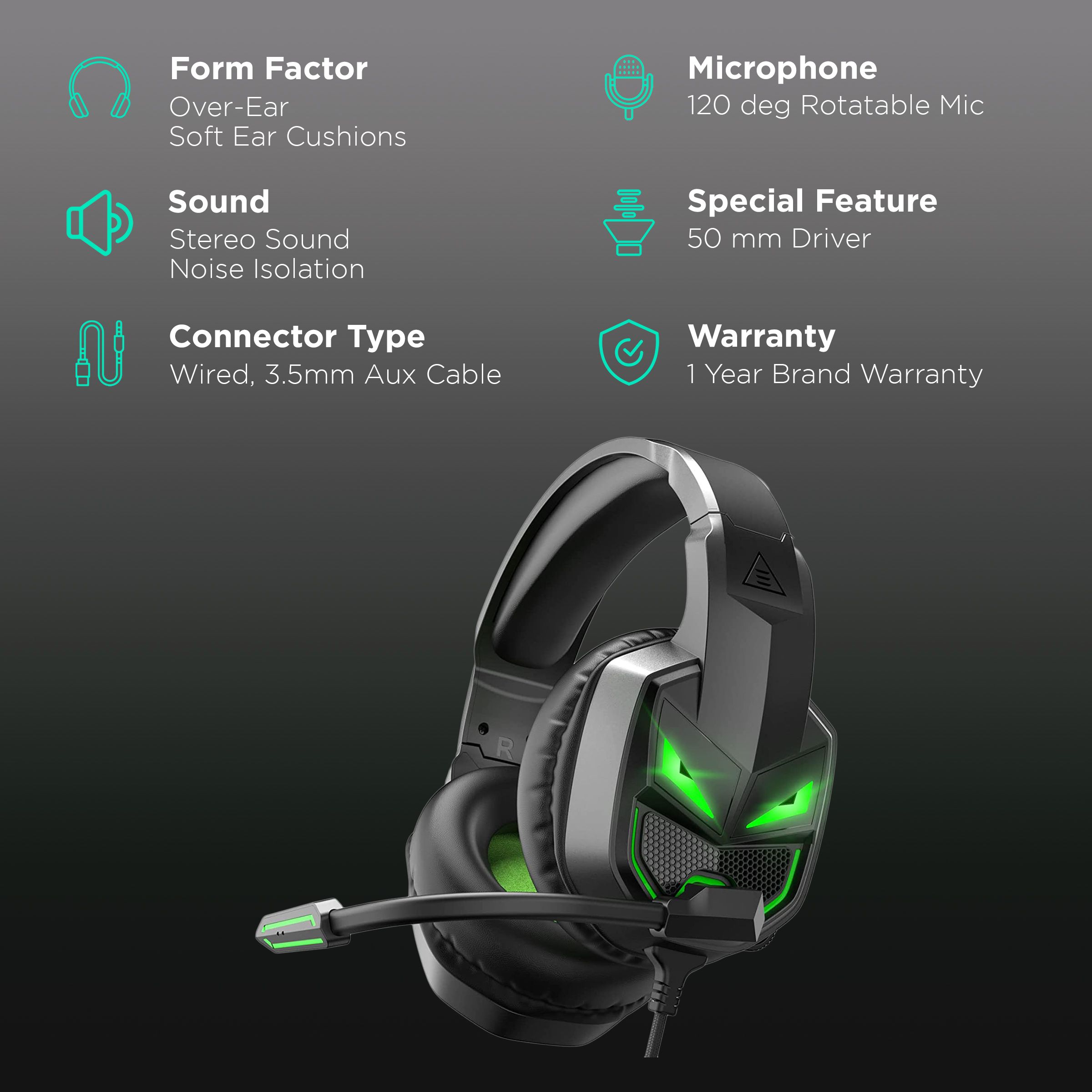 EKSA E7000 Fenrir Wired Gaming Headset with Noise Isolation (Surround Sound, Over Ear, Black) EKSA E7000 Fenrir Wired Gaming Headset with Noise Isolation (Surround Sound, Over Ear, Black)_2