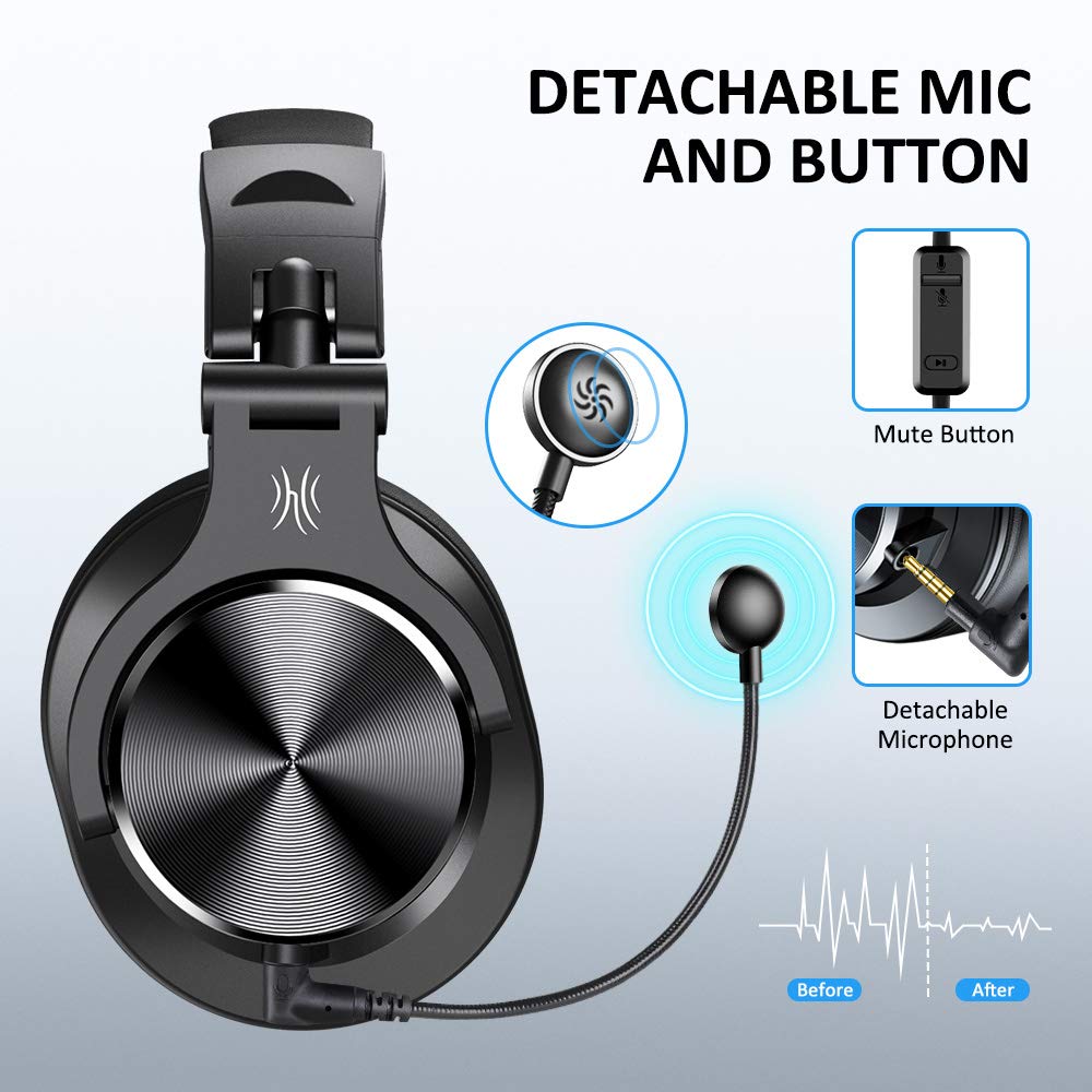 OneOdio A71 A71WDB Wired Gaming Headset with Noise Isolation (High Quality Sound, On Ear, Black) OneOdio A71 A71WDB Wired Gaming Headset with Noise Isolation (High Quality Sound, On Ear, Black)_6