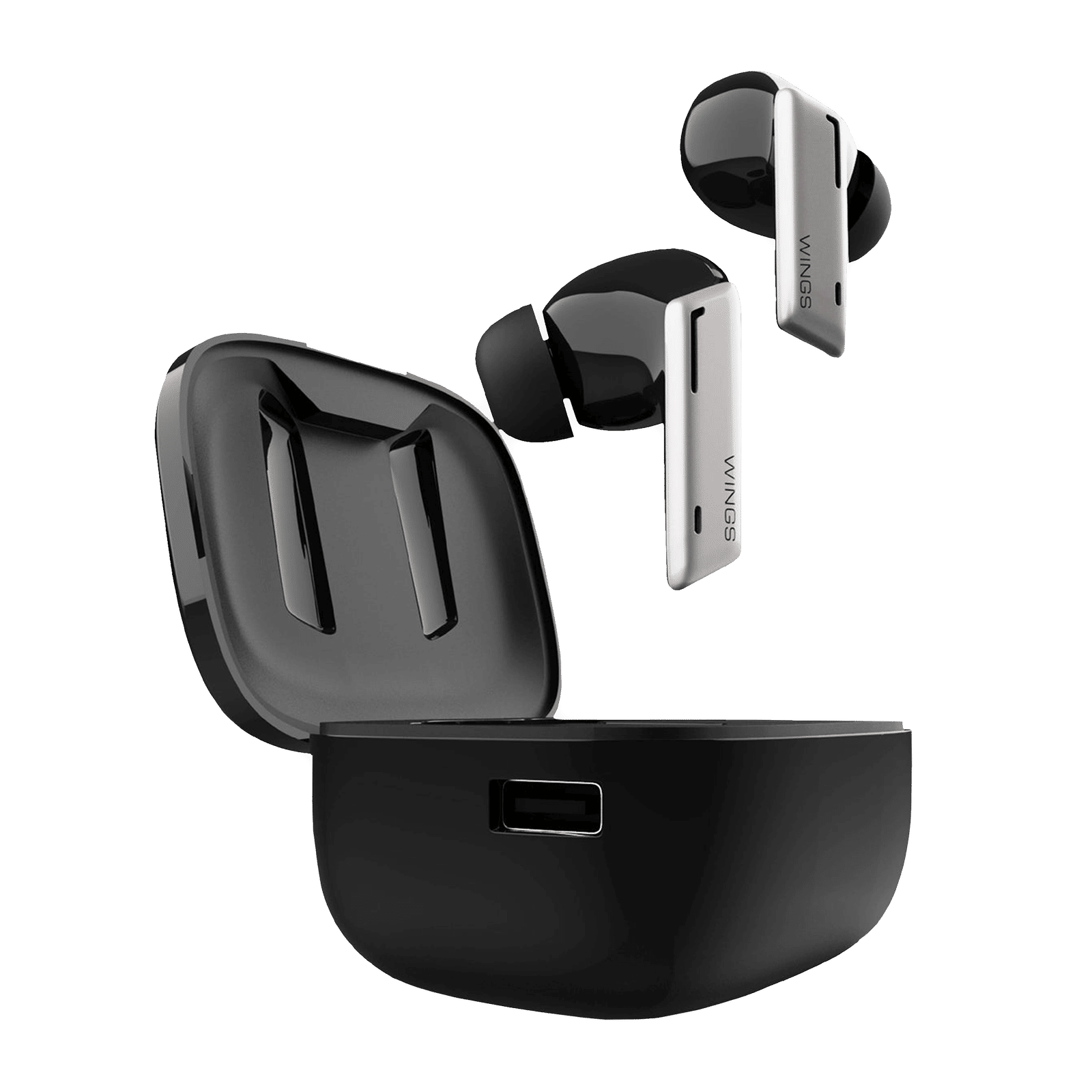 WINGS Beatpods TWS Earbuds with Active Noise Cancellation (Upto 20 Hours Playback, Black) WINGS Beatpods TWS Earbuds with Active Noise Cancellation (Upto 20 Hours Playback, Black)_7