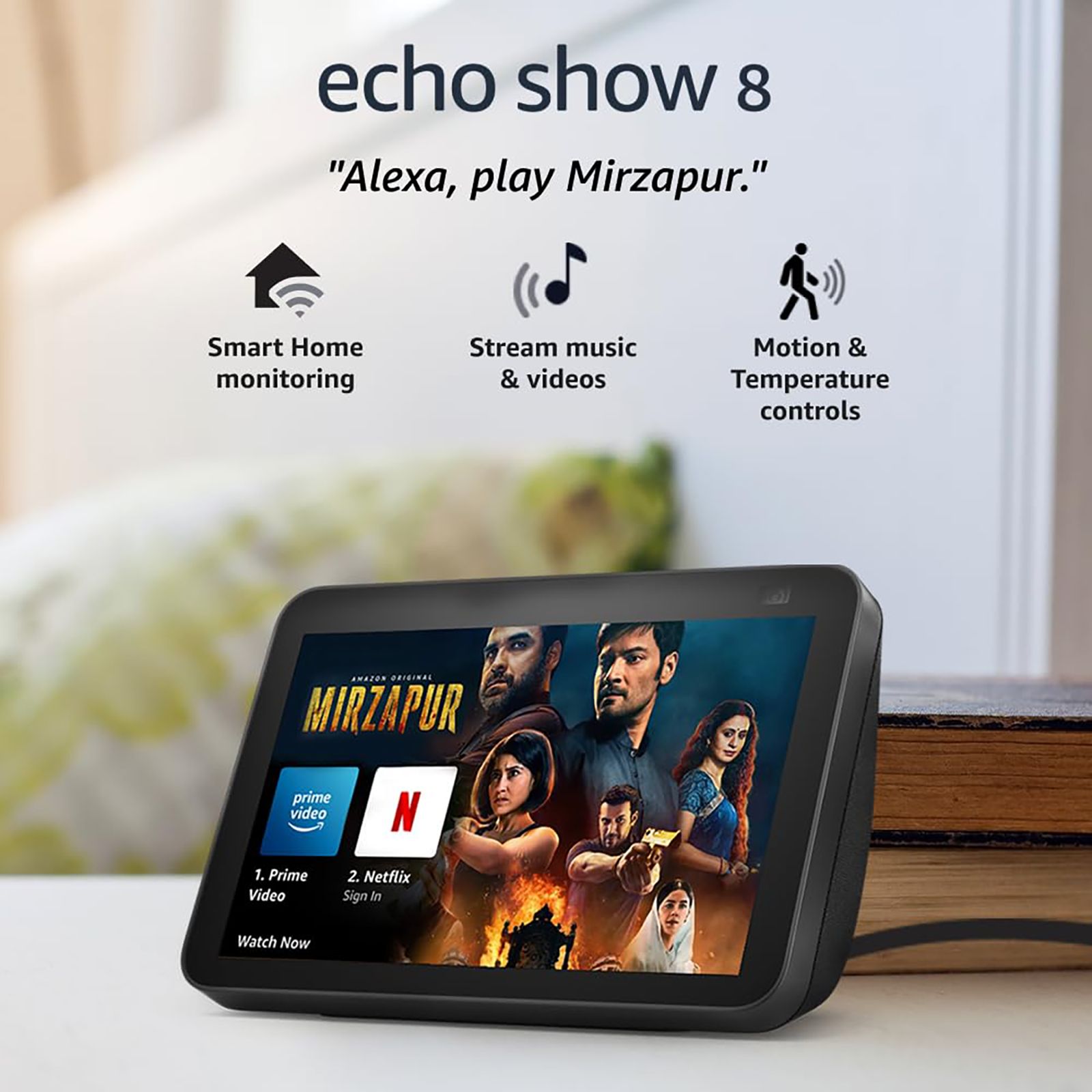 amazon Echo Show 8 (2nd Gen) with Built-in Alexa Smart Wi-Fi Speaker (Passive Bass Radiator Neodymium Speakers, Black)_9
