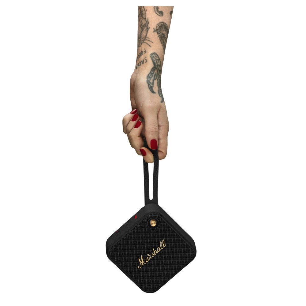 Marshall Willen 10W Portable Bluetooth Speaker (IP67 Water & Dust Resistant, 15 Hours of Playback Time, Mono Channel, Black & Brass) Marshall Willen 10W Portable Bluetooth Speaker (IP67 Water & Dust Resistant, 15 Hours of Playback Time, Mono Channel, Black & Brass)_7