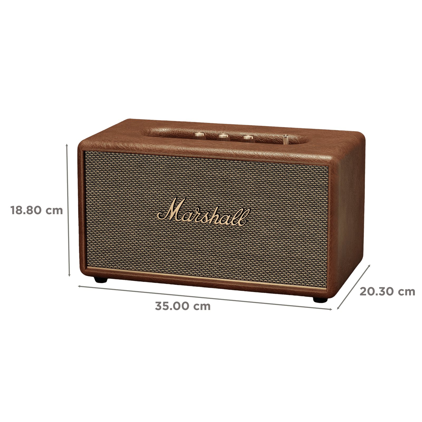 Marshall Stanmore III 80W Bluetooth Speaker (Signature Sound, Qualcomm AptX Technology, Stereo Channel, Brown)_2