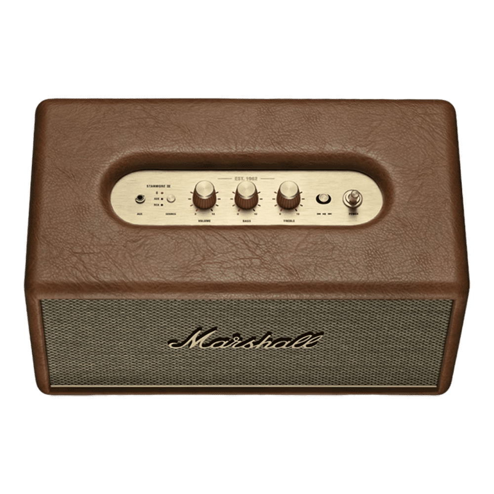 Marshall Stanmore III 80W Bluetooth Speaker (Signature Sound, Qualcomm AptX Technology, Stereo Channel, Brown)_8
