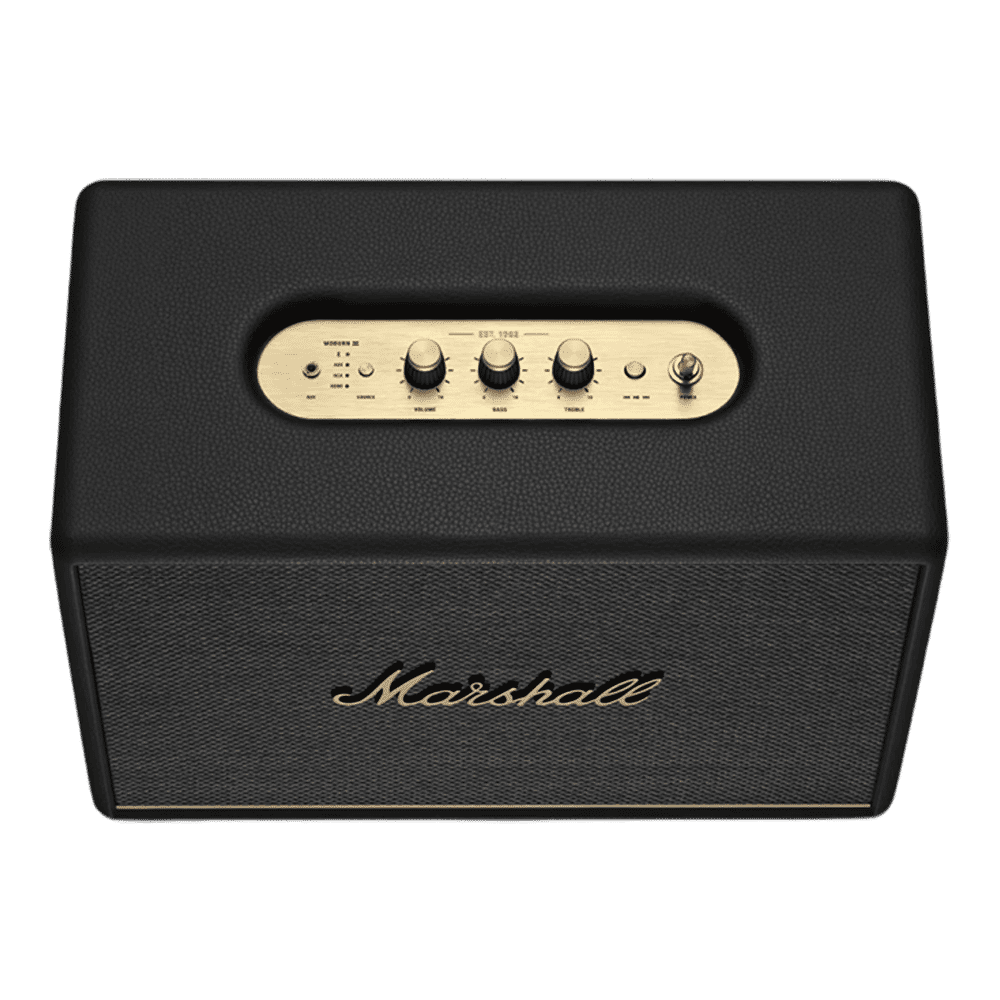 Marshall Woburn III 150W Portable Bluetooth Speaker (Home-Shaking Signature Sound, Stereo Channel, Black)_7