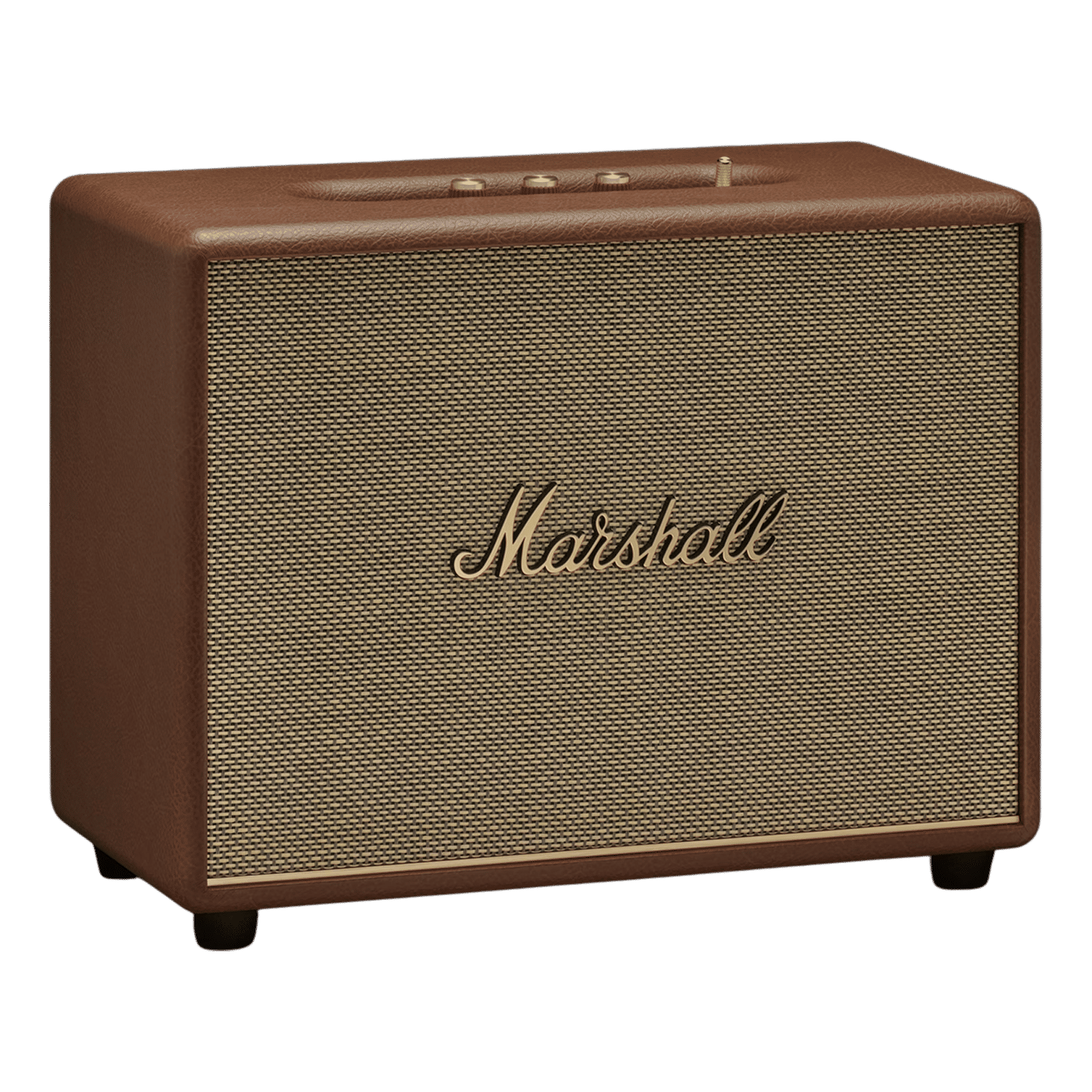 Marshall Woburn III 150W Portable Bluetooth Speaker (Home-Shaking Signature Sound, Stereo Channel, Brown) Marshall Woburn III 150W Portable Bluetooth Speaker (Home-Shaking Signature Sound, Stereo Channel, Brown)_6