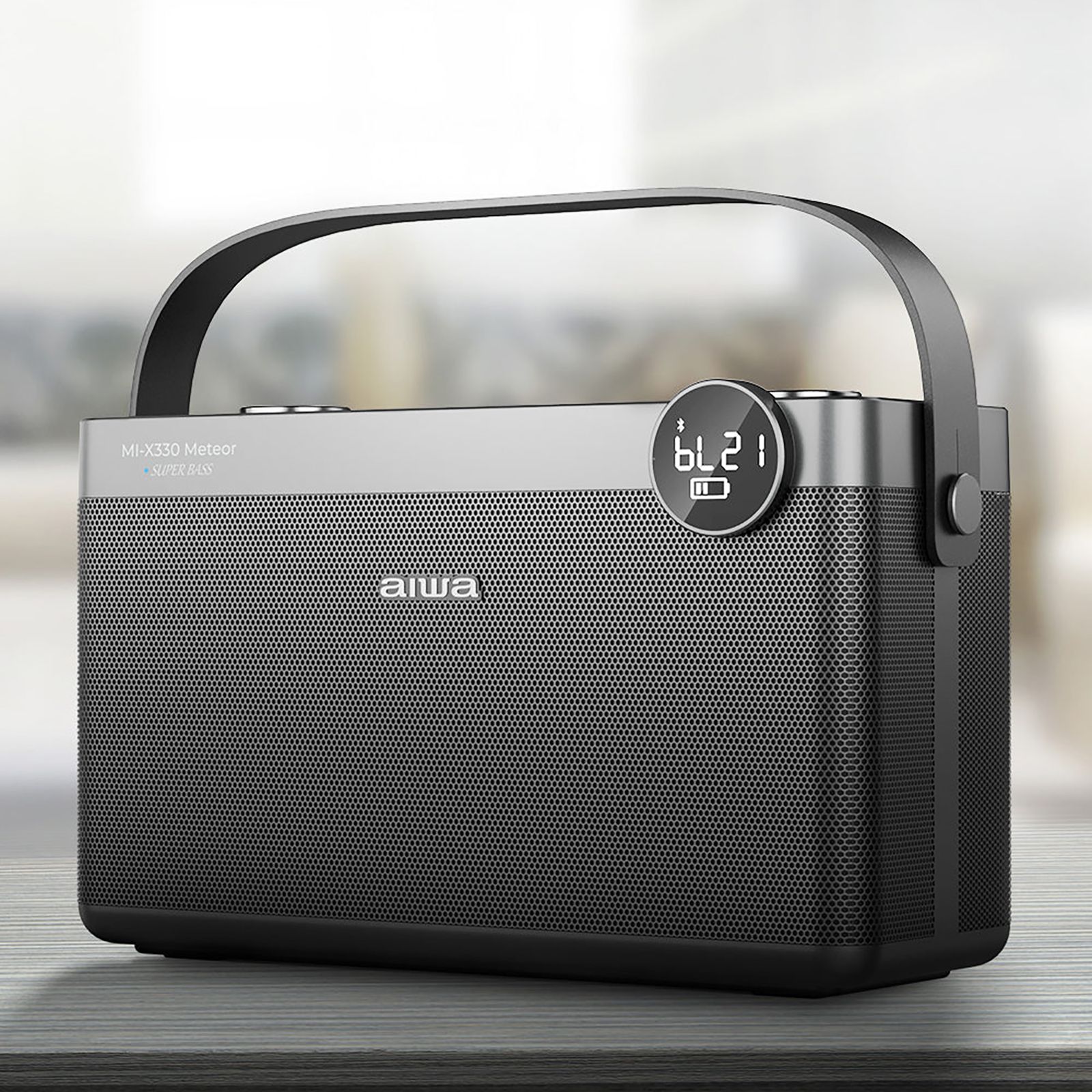 aiwa MI-X 330 Meteor 60W Portable Bluetooth Speaker (Bass Booster, Black) aiwa MI-X 330 Meteor 60W Portable Bluetooth Speaker (Bass Booster, Black)_12