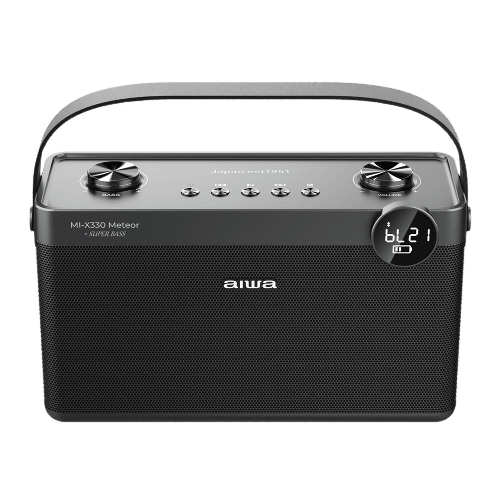 aiwa MI-X 330 Meteor 60W Portable Bluetooth Speaker (Bass Booster, Black) aiwa MI-X 330 Meteor 60W Portable Bluetooth Speaker (Bass Booster, Black)_4