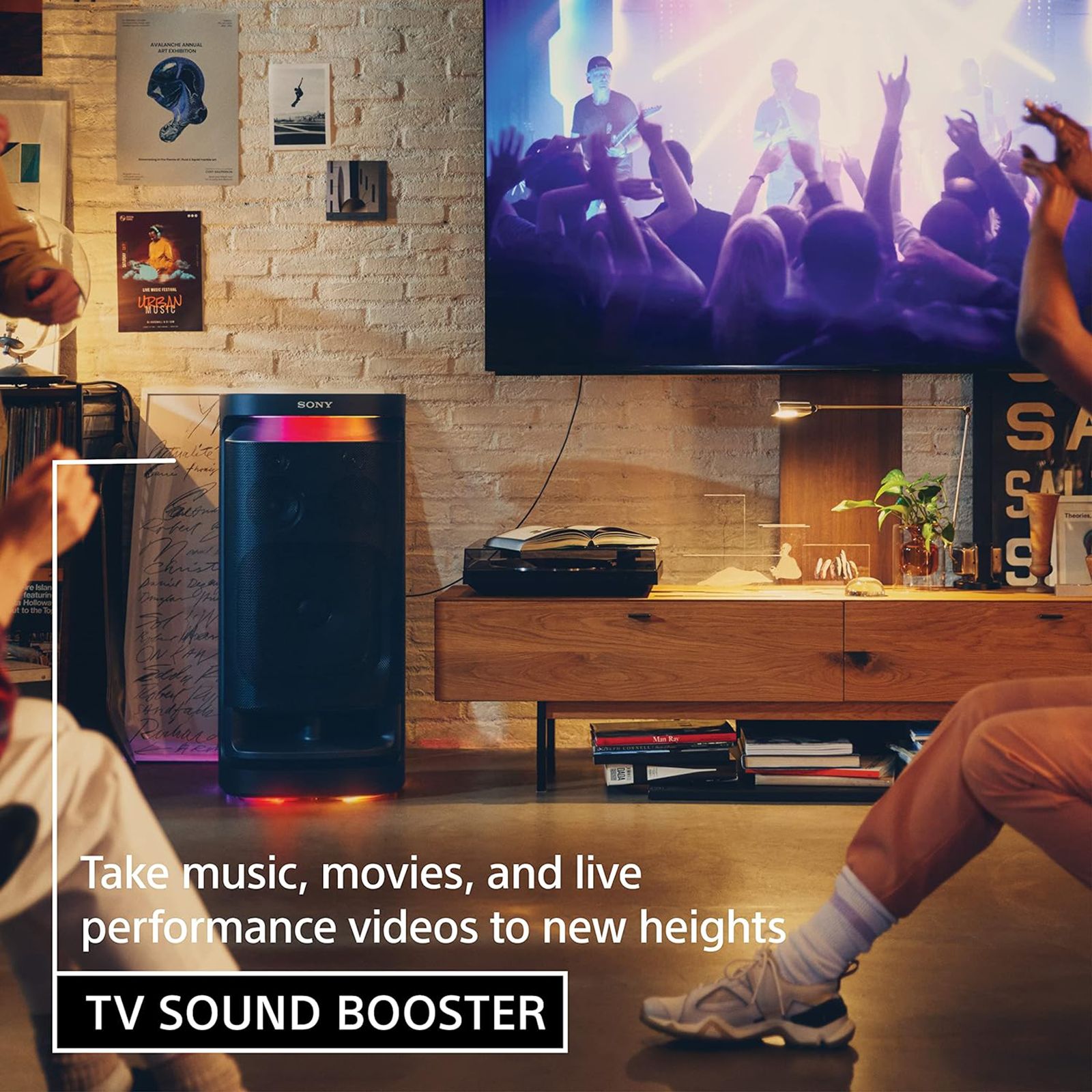 SONY SRS-XV900 100W Bluetooth Party Speaker (Digital Sound Enhancement Engine, Black) SONY SRS-XV900 100W Bluetooth Party Speaker (Digital Sound Enhancement Engine, Black)_14