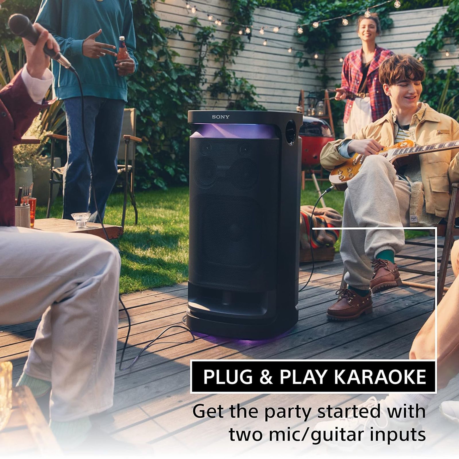SONY SRS-XV900 100W Bluetooth Party Speaker (Digital Sound Enhancement Engine, Black) SONY SRS-XV900 100W Bluetooth Party Speaker (Digital Sound Enhancement Engine, Black)_16