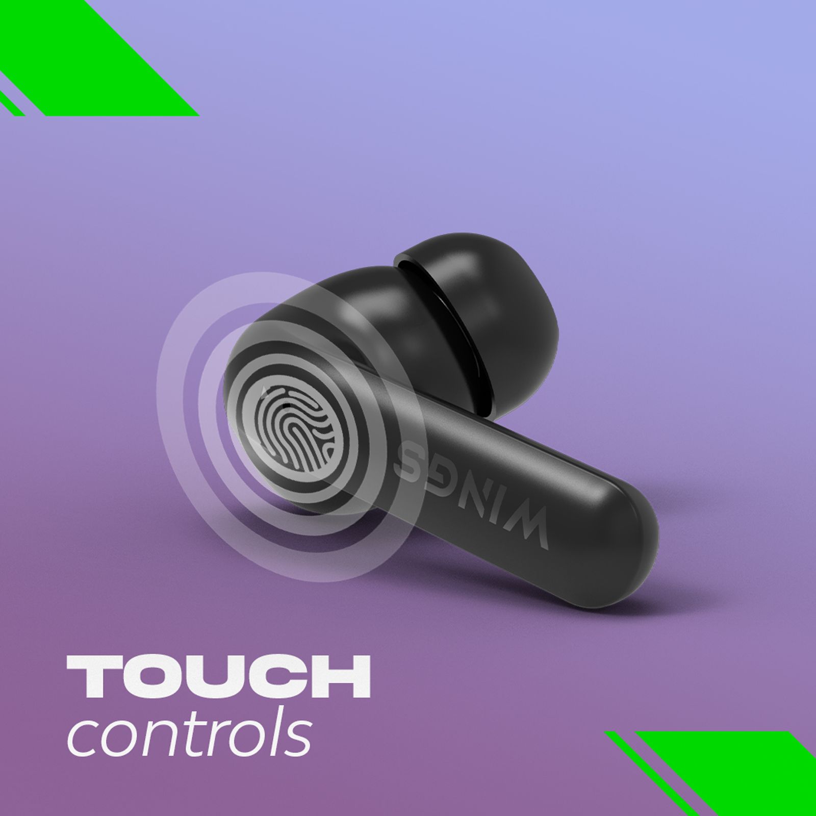 WINGS Phantom 700 TWS Earbuds with Surrounding Noise Suppression (IPX5 Water Resistant, 40ms Low Latency Mode, Black) WINGS Phantom 700 TWS Earbuds with Surrounding Noise Suppression (IPX5 Water Resistant, 40ms Low Latency Mode, Black)_9