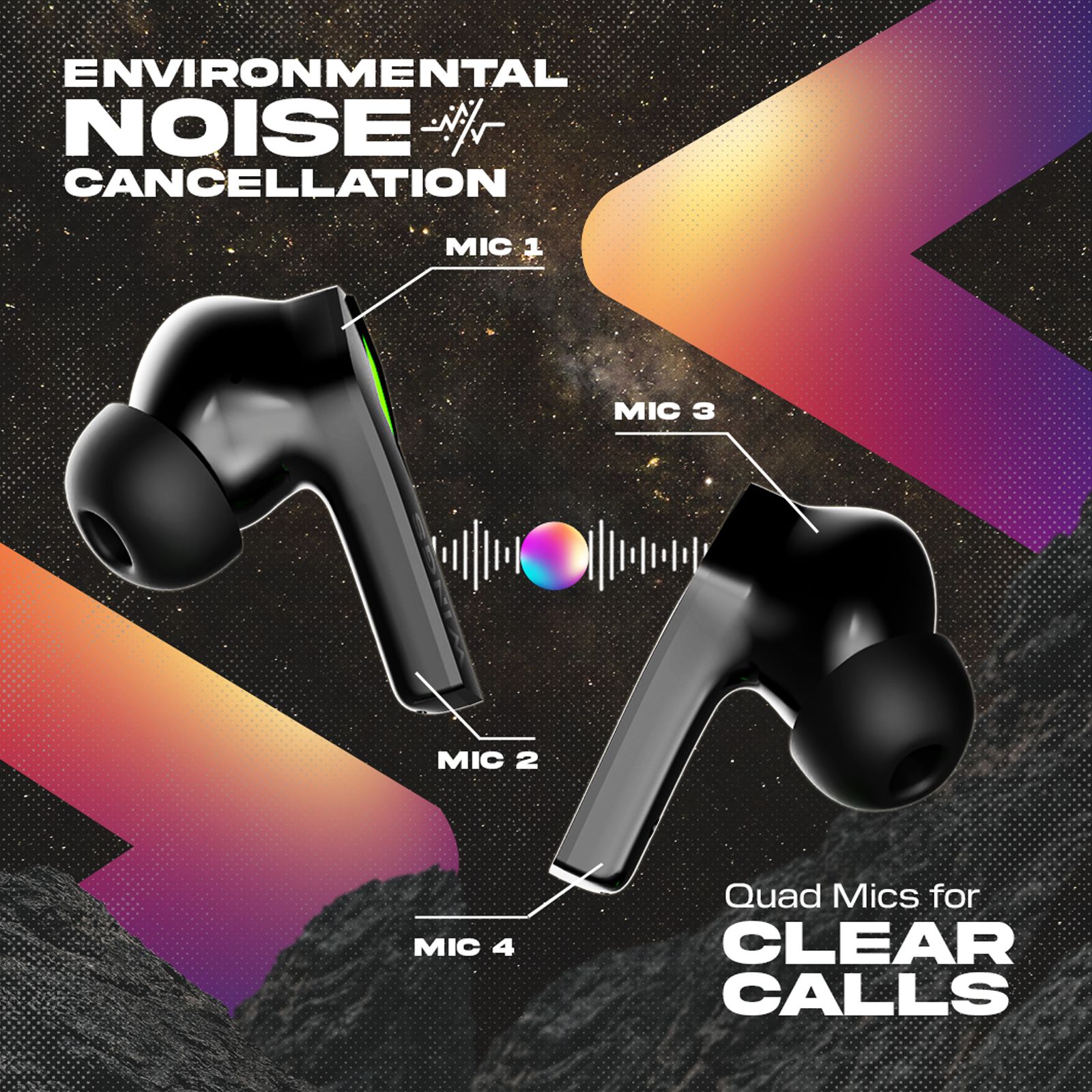 WINGS Phantom 860 TWS Earbuds with Environmental Noise Cancellation (IPX5 Water Resistant, Upto 50 Hours Playback, Black) WINGS Phantom 860 TWS Earbuds with Environmental Noise Cancellation (IPX5 Water Resistant, Upto 50 Hours Playback, Black)_11