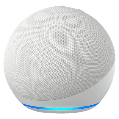 amazon Echo Dot (5th Gen) with Built-in Alexa Smart Wi-Fi Speaker (Ambient Temperature Sensor, White)