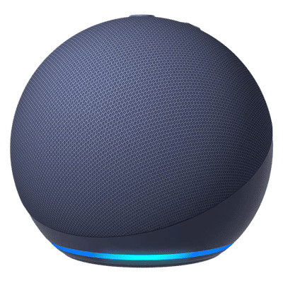 amazon Echo Dot (5th Gen) with Built-in Alexa Smart Wi-Fi Speaker (Ambient Temperature Sensor, Blue)