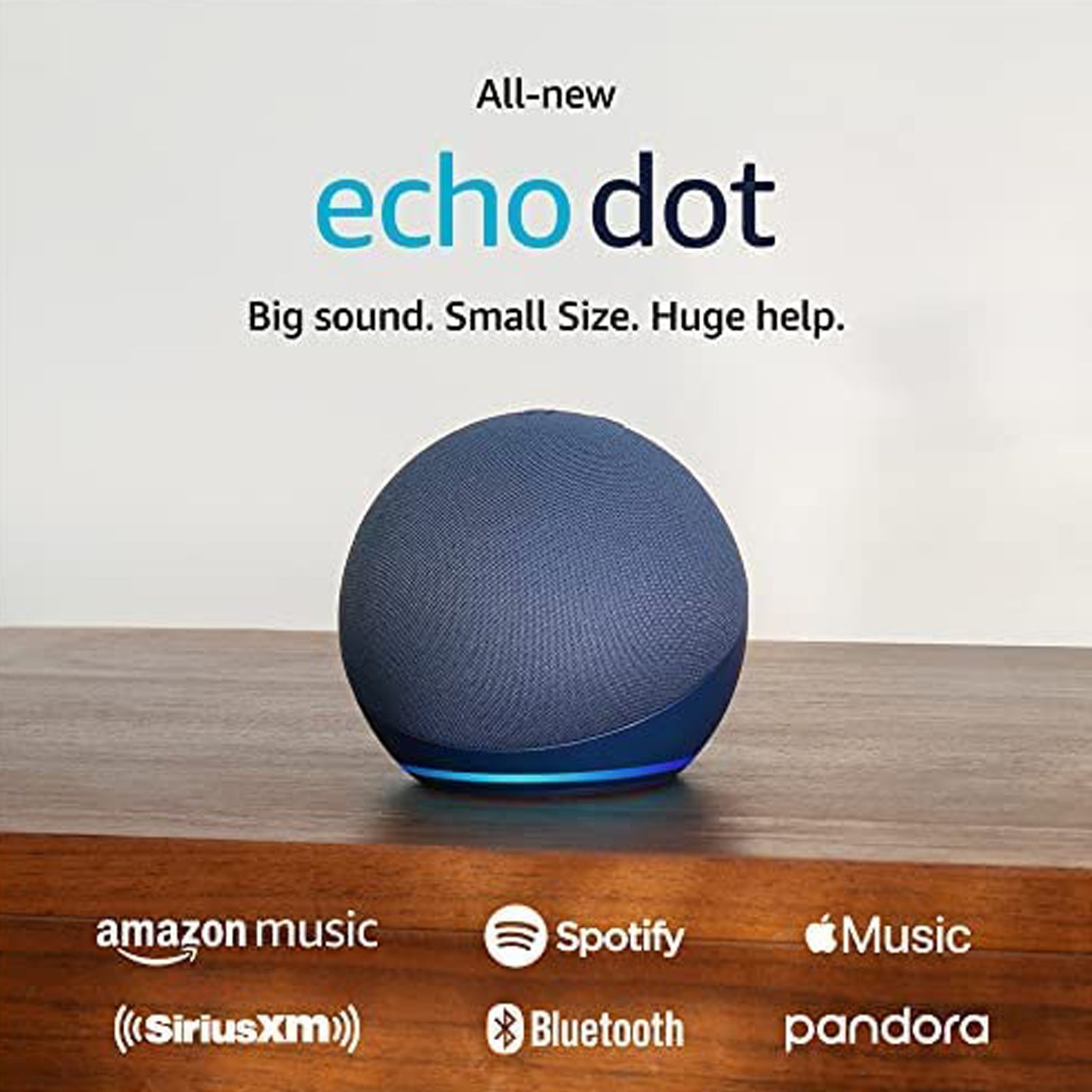 amazon Echo Dot (5th Gen) with Built-in Alexa Smart Wi-Fi Speaker (Ambient Temperature Sensor, Blue)_6
