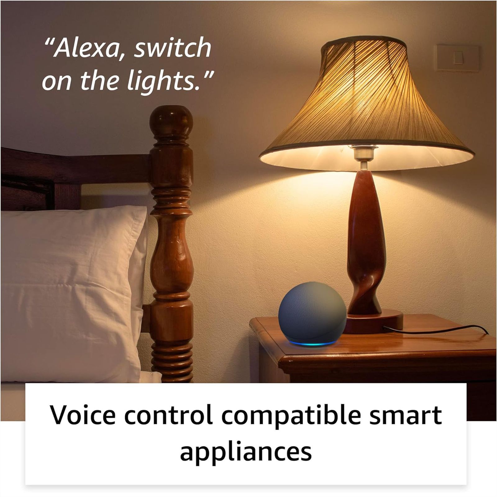 amazon Echo Dot (5th Gen) with Built-in Alexa Smart Wi-Fi Speaker (Ambient Temperature Sensor, Black)_6