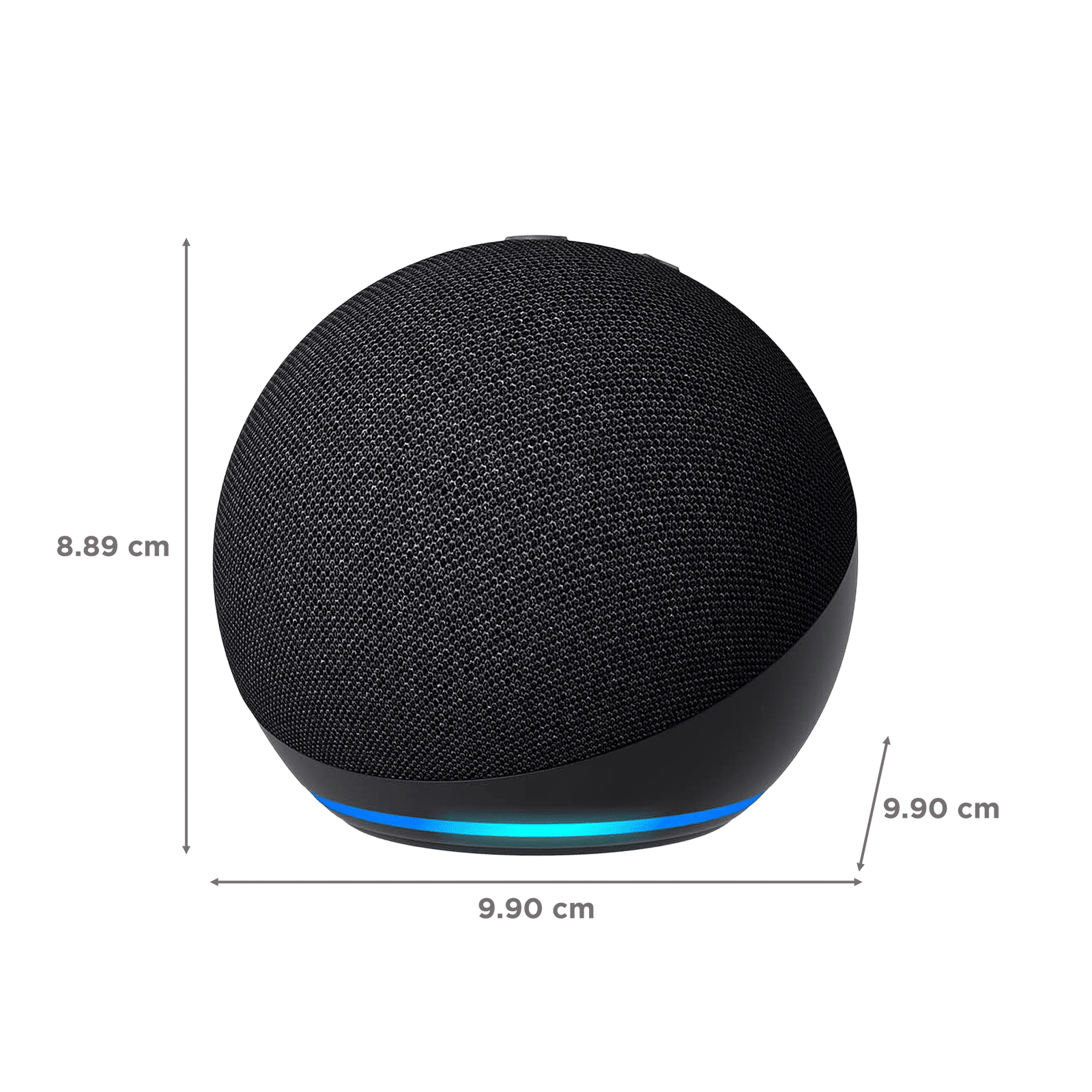 amazon Echo Dot (5th Gen) with Built-in Alexa Smart Wi-Fi Speaker (Ambient Temperature Sensor, Black)_3