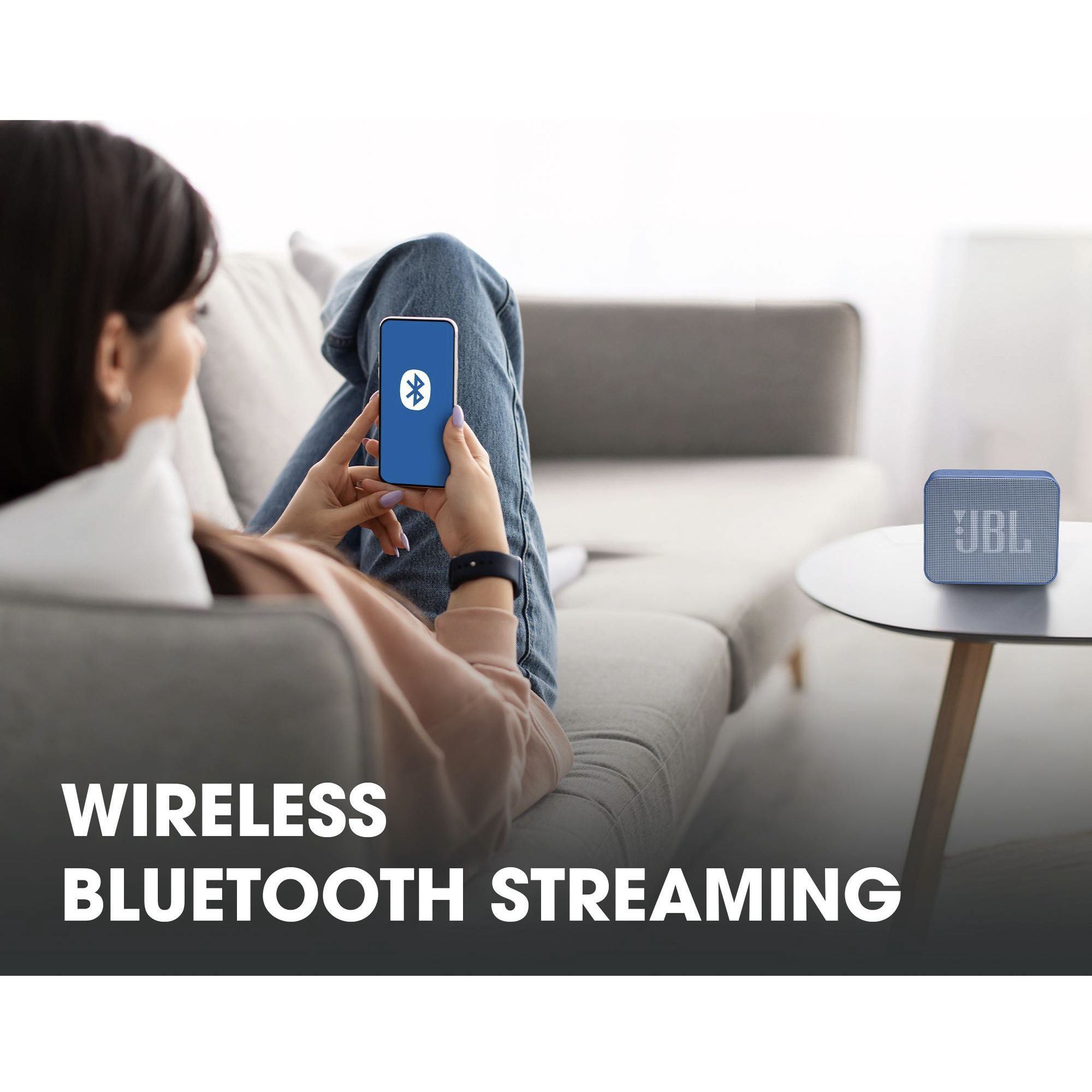 JBL Go Essential 3.1W Portable Bluetooth Speaker (IPX7 Water Proof, Rich Bass, Mono Channel, Blue)_15